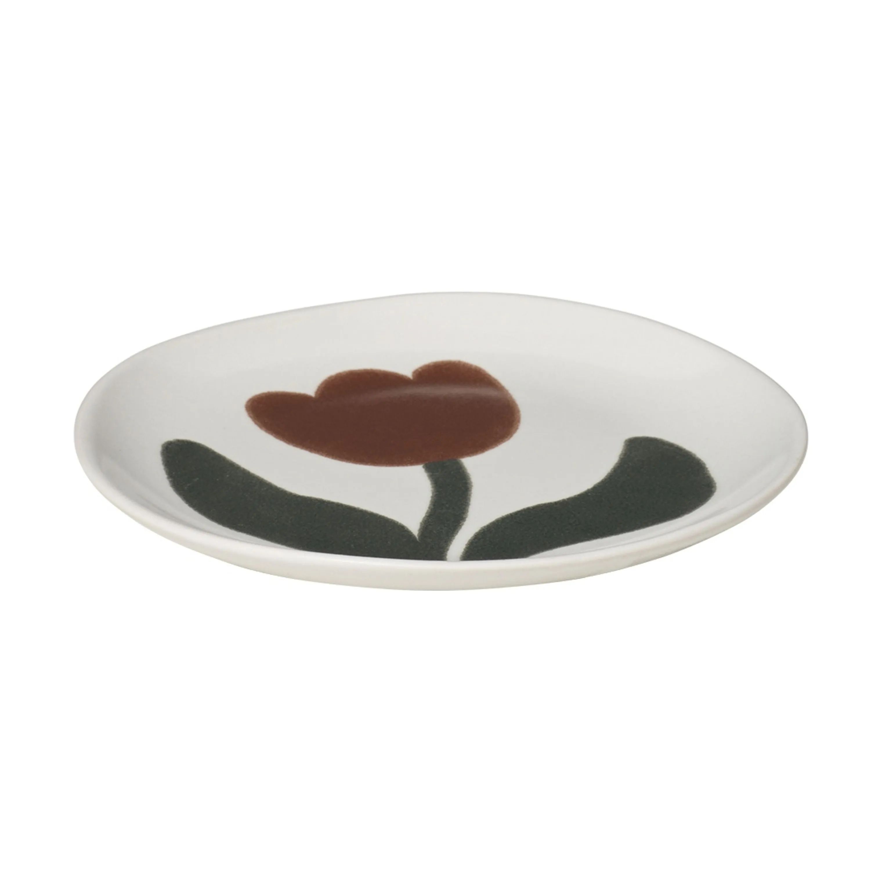 Broste Copenhagen Asietter Dora Kuverttallerken i Mocha Bisque, 4