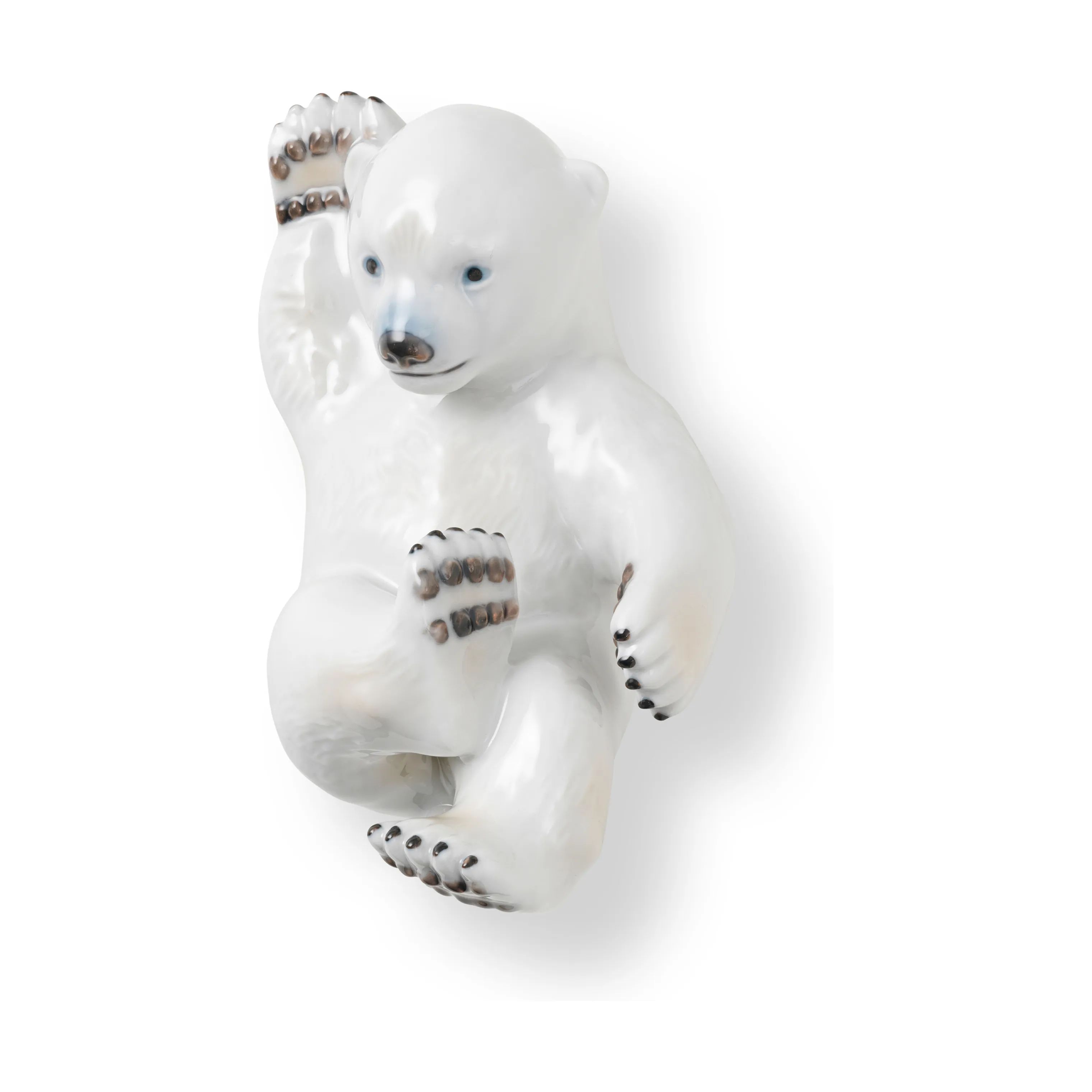 Royal Copenhagen Dyrefigurer Figurine Isbjøneunge i Hvid, 4