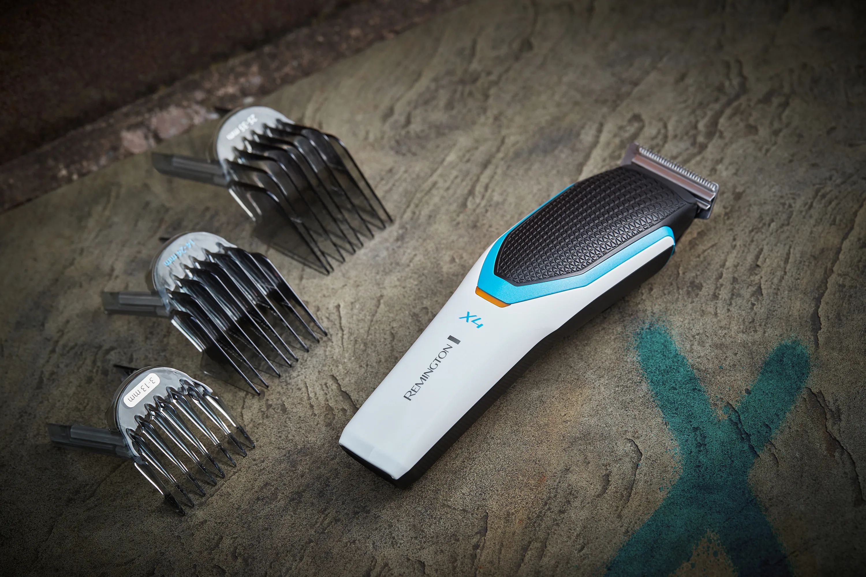 Remington Hårtrimmere X4 Power-X Series Hårklipper i hvid, 2