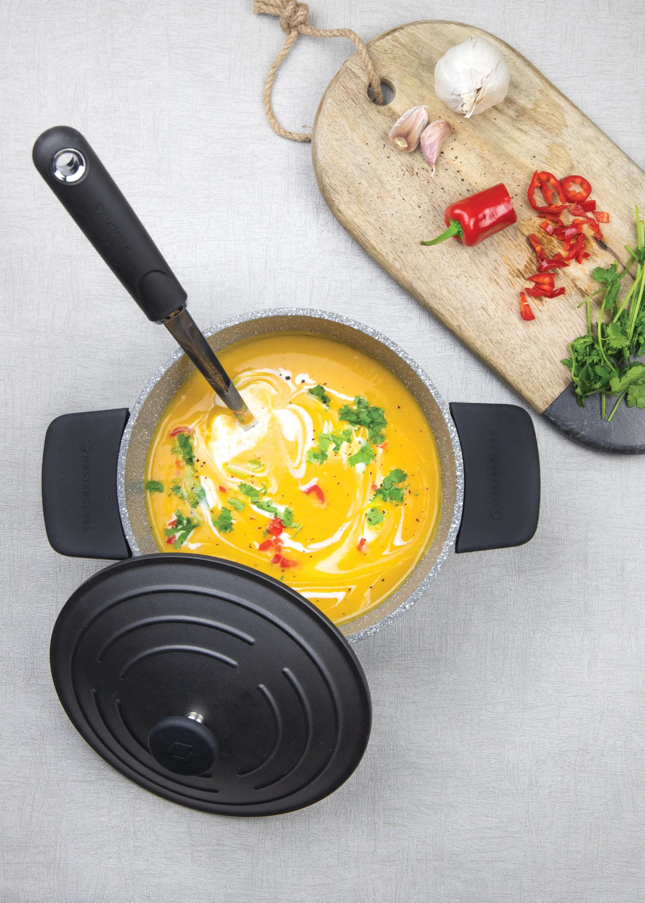 MasterClass Grydelapper Gourmet Grydelapper - 3 stk. i Sort, 3