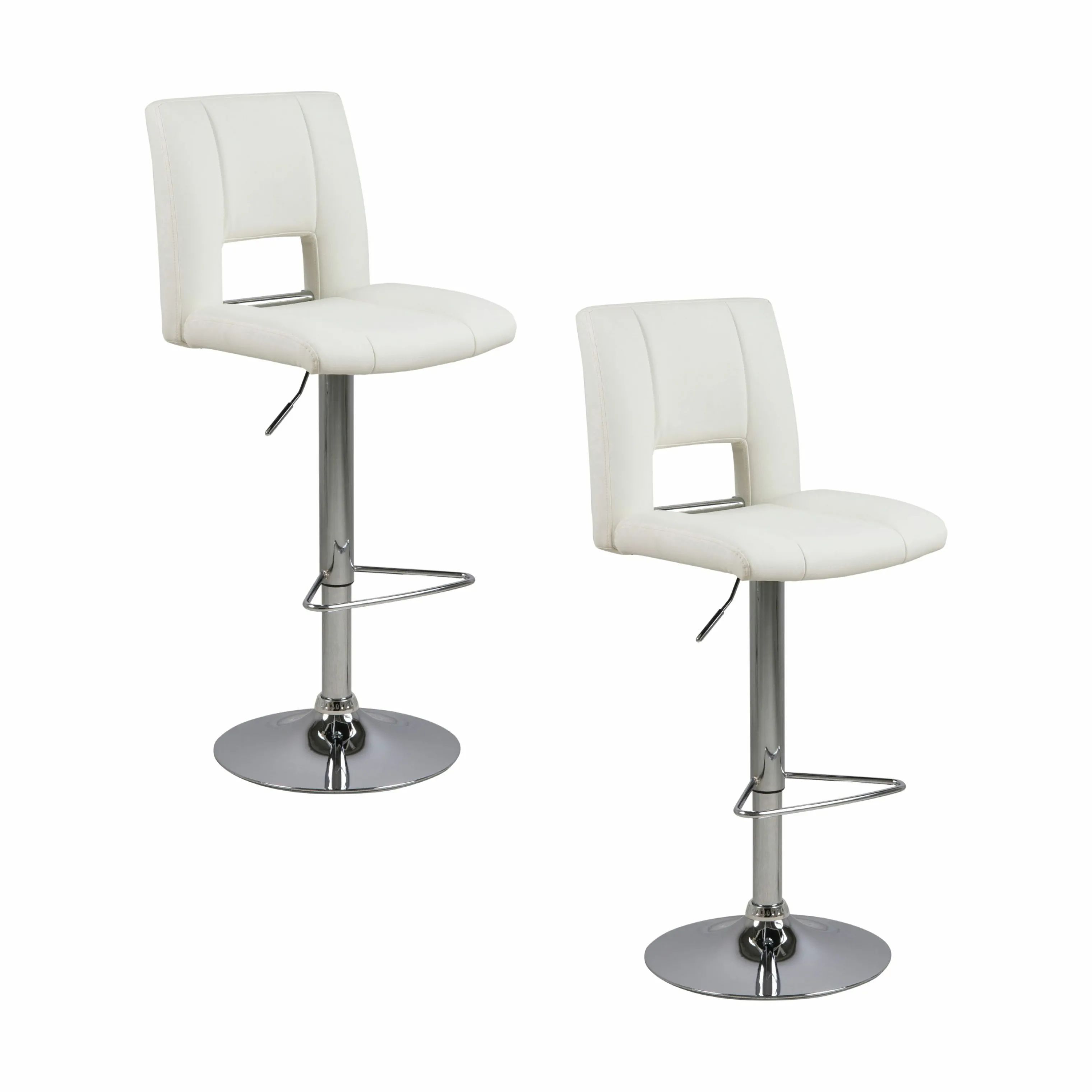 CASA Living Barstole Sylvia Barstol - 2 stk. i Hvid, 1