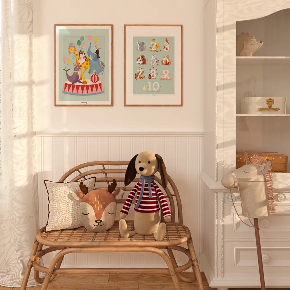 Poster&Frame Plakater Plakat - Circus i B29,7 x L42 cm, 2