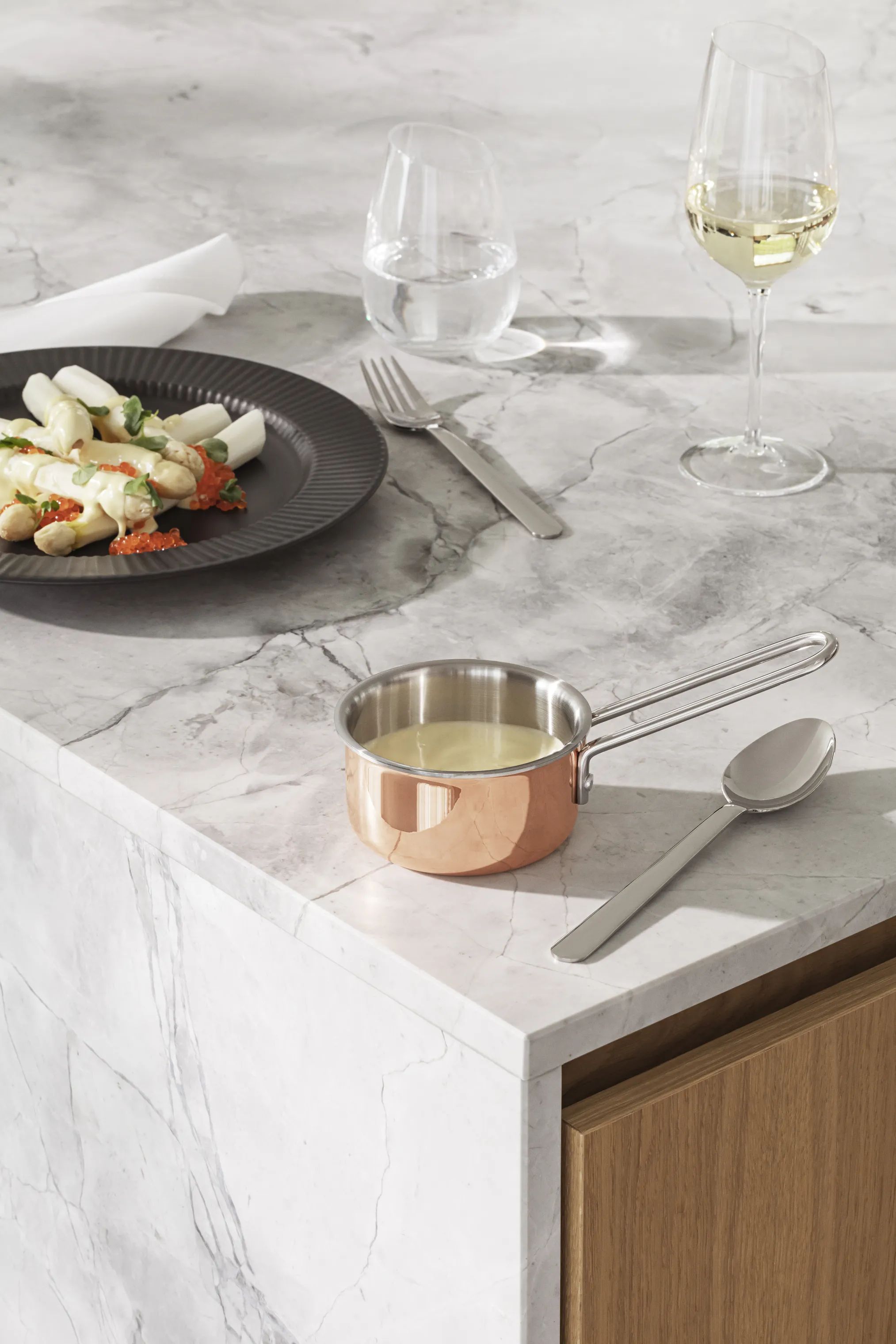 Eva Trio Kasseroller Kobber Rec. Kobber Serveringskasserolle i Kobber, 2