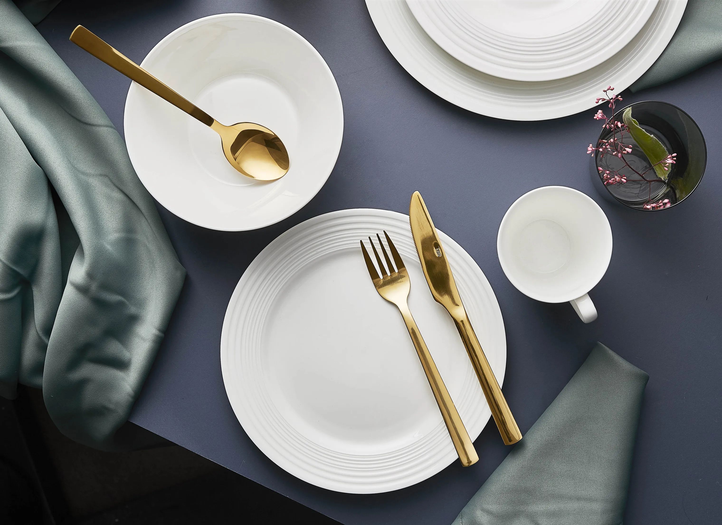 Aida Frokosttallerkener Passion Frokosttallerken - 4 stk. i Creme Hvid, 2