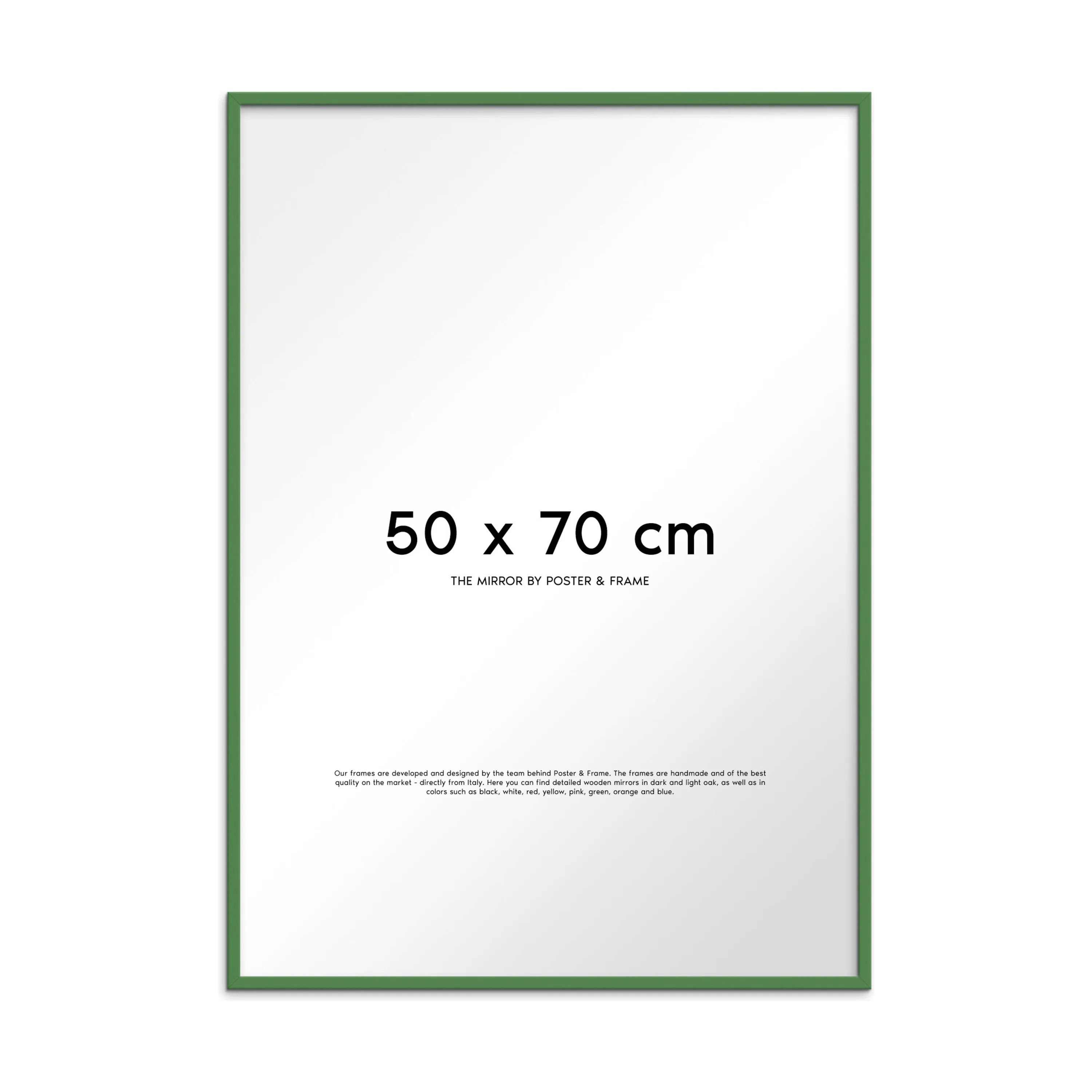 Poster&Frame Spejle Spejl i Grøn, B50 x L70 cm, 1