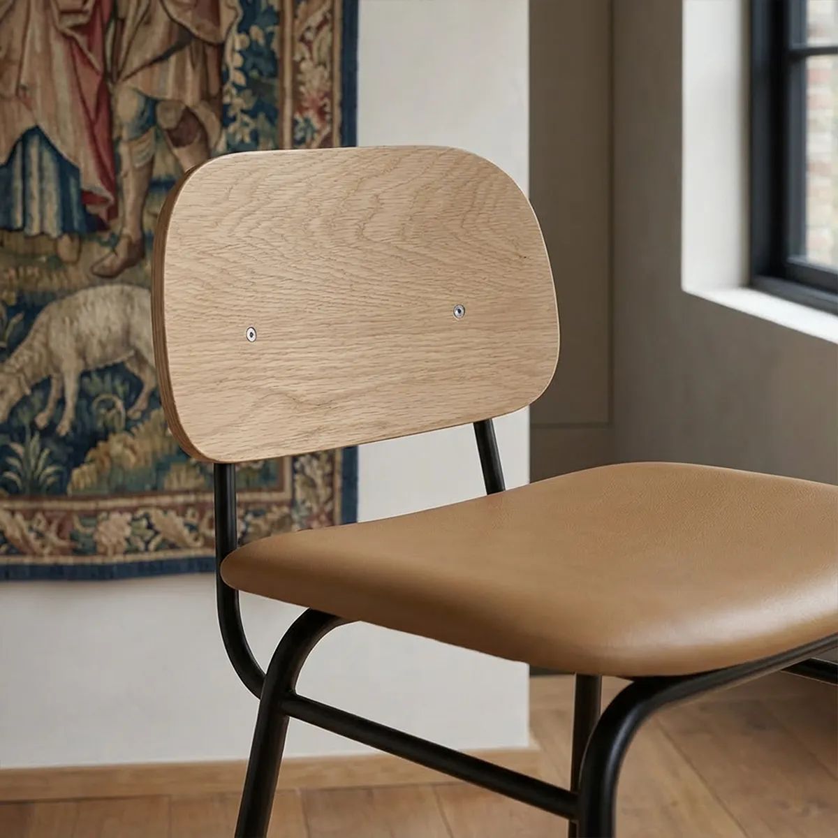 SACKit Barstole Frame Bar Stool Frame Barstol i Brun, 73 cm, 5