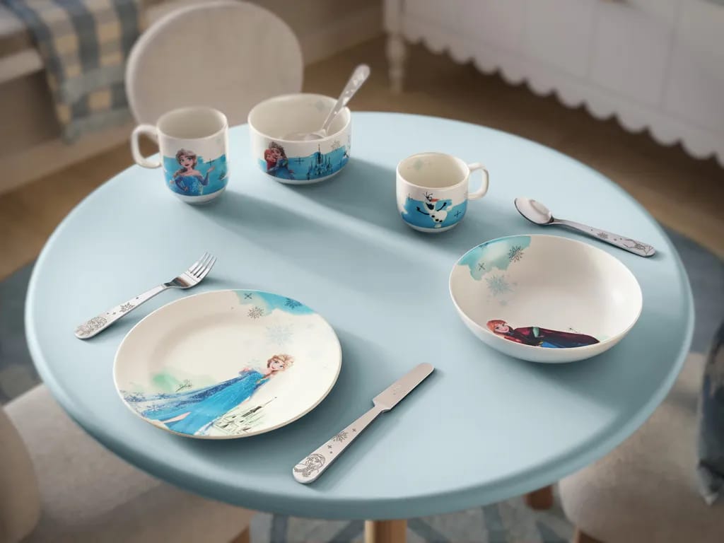 Villeroy & Boch Børnetallerkener Disney Frozen Børnespisesæt - 7 dele i 7 stk., 3