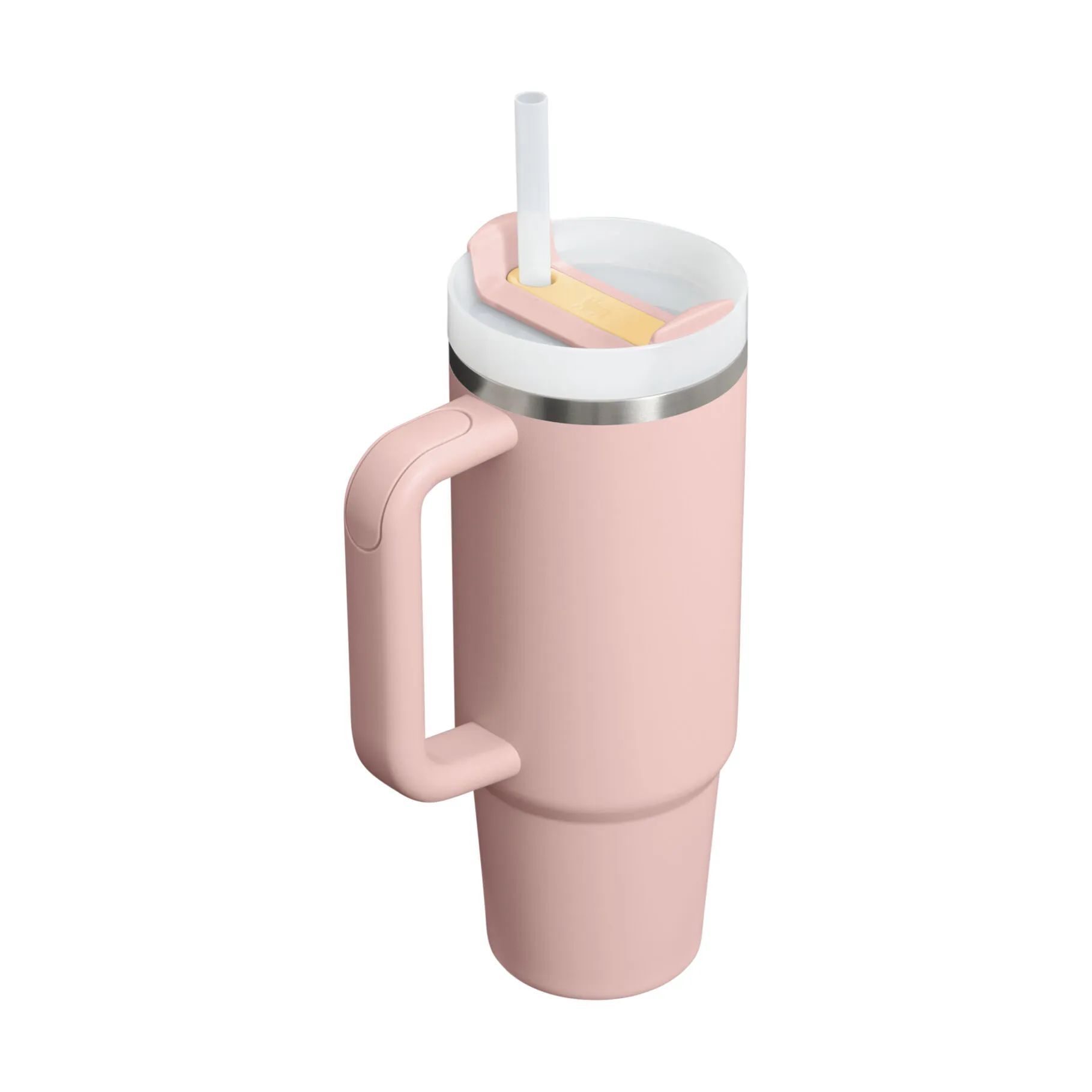 Stanley To go kopper The Quencher H2.0 Flowstate Tumbler i Peach rose/yellow, 0.89 L, 2