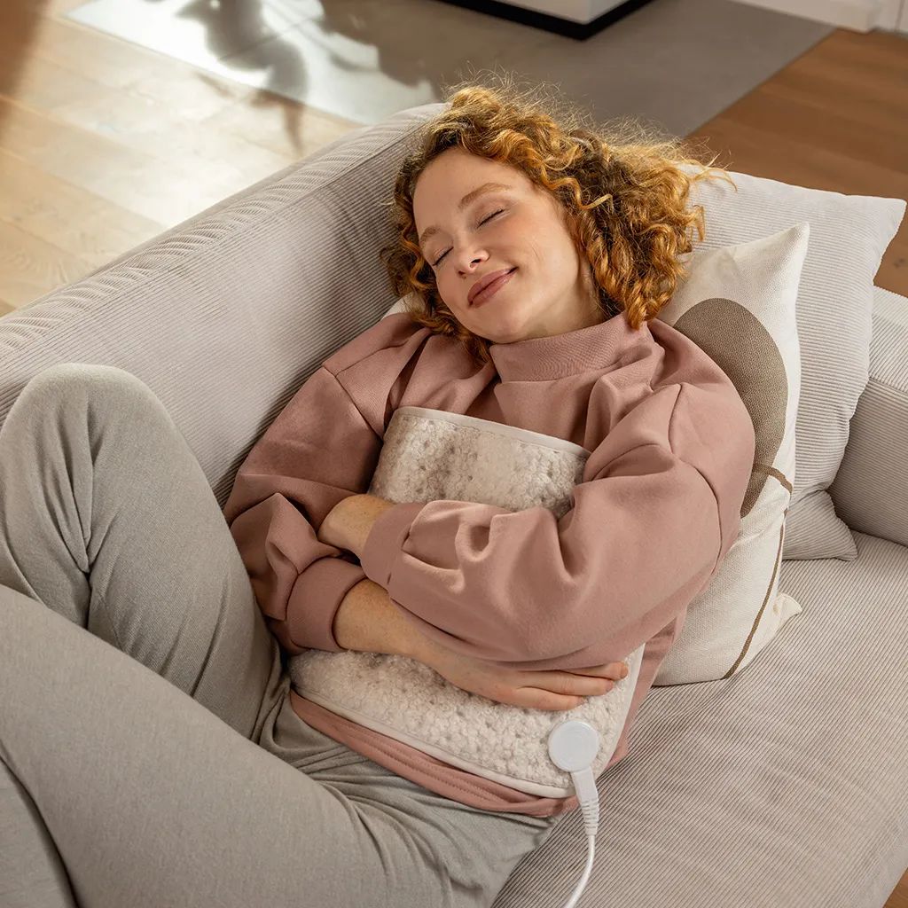 Beurer Varmepuder HK 126 Teddy Bouclé Varmepude i Natur, 2