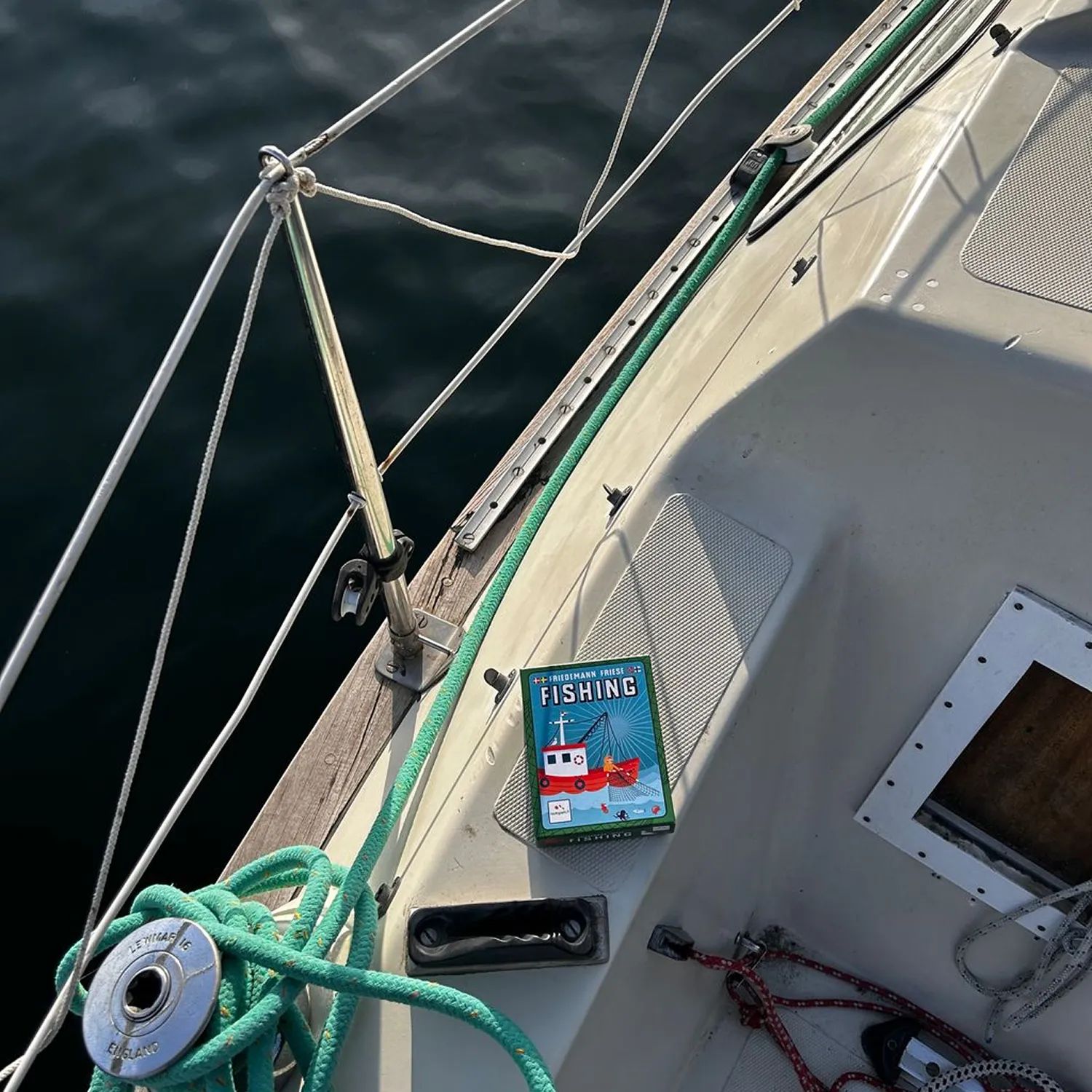Spilbræt Spil Kortspil - Fishing Tricktaking i Multifarvet, 4