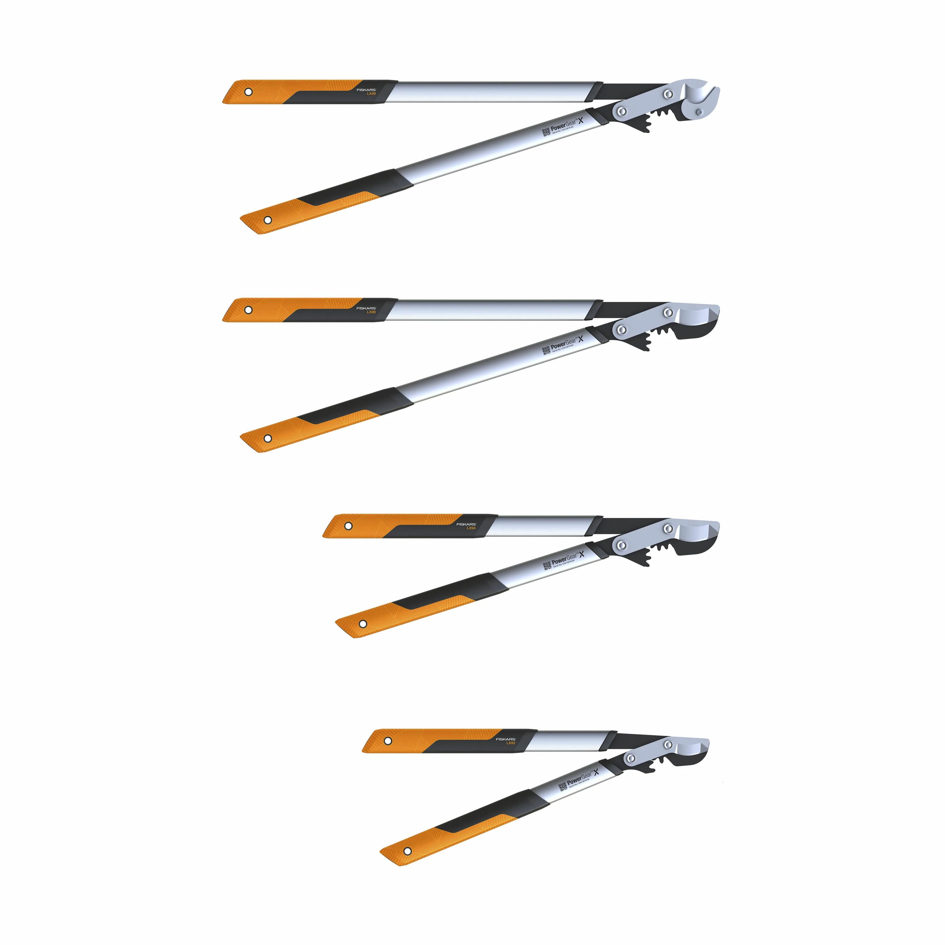 Fiskars Haveredskaber PowerGear X Grensaks i Sort/orange, 4