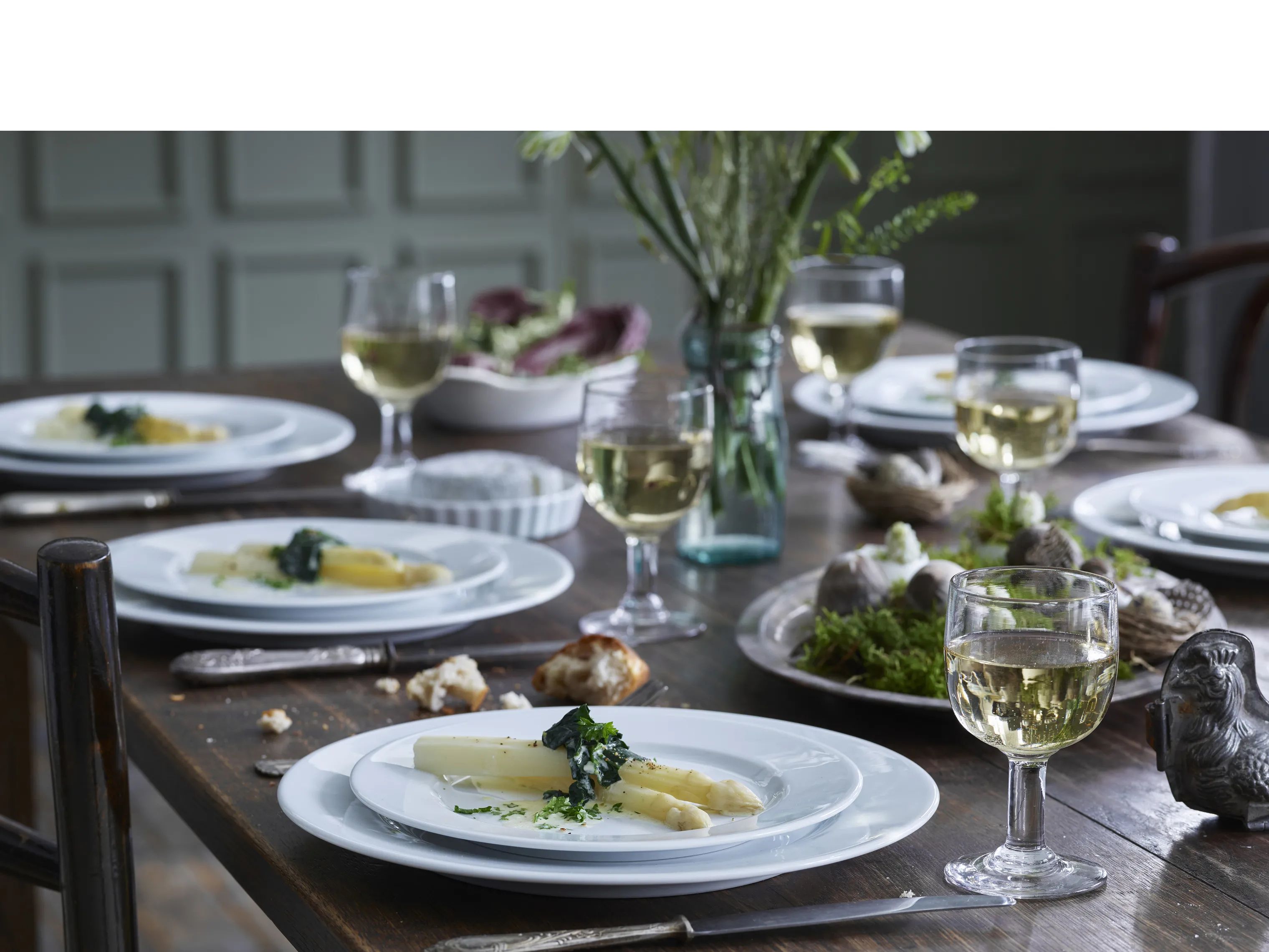 Pillivuyt Kagetallerkener Sancerre Tallerken i Hvid, 3
