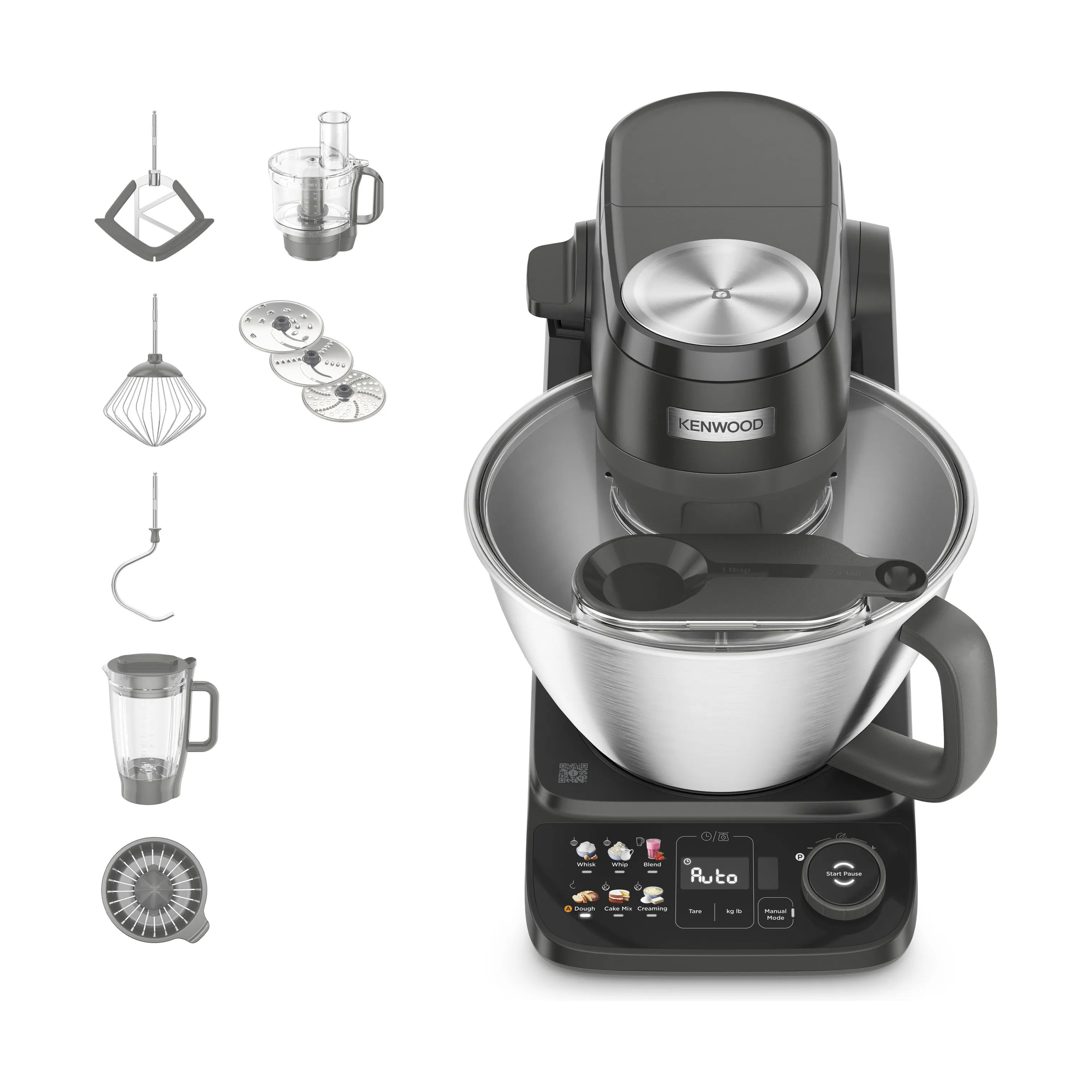 Kenwood Røremaskiner Køkkenmaskine KHC40.050BK i sort, 1