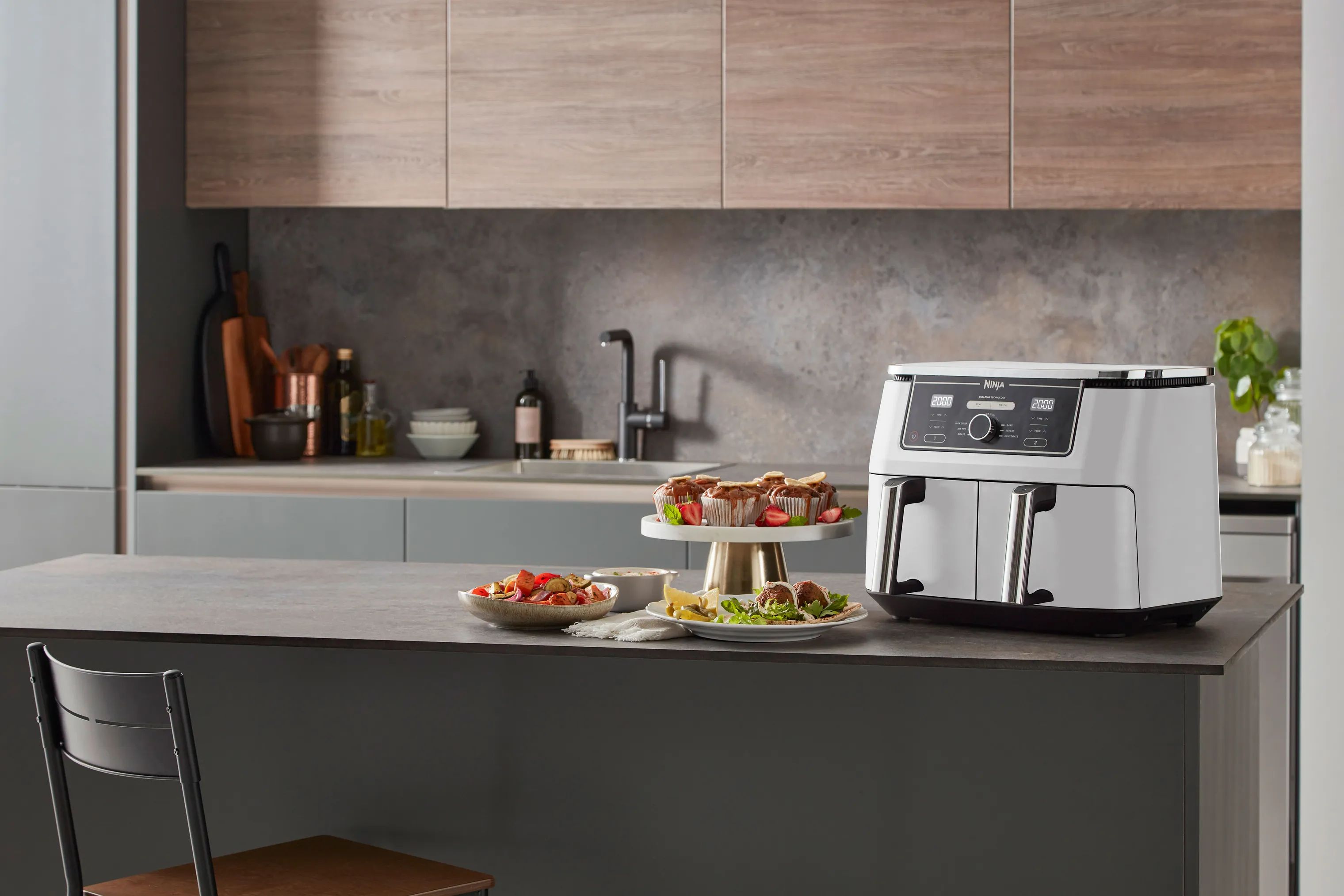 Ninja Airfryers Foodi Max Dualzone Airfryer i White, 2
