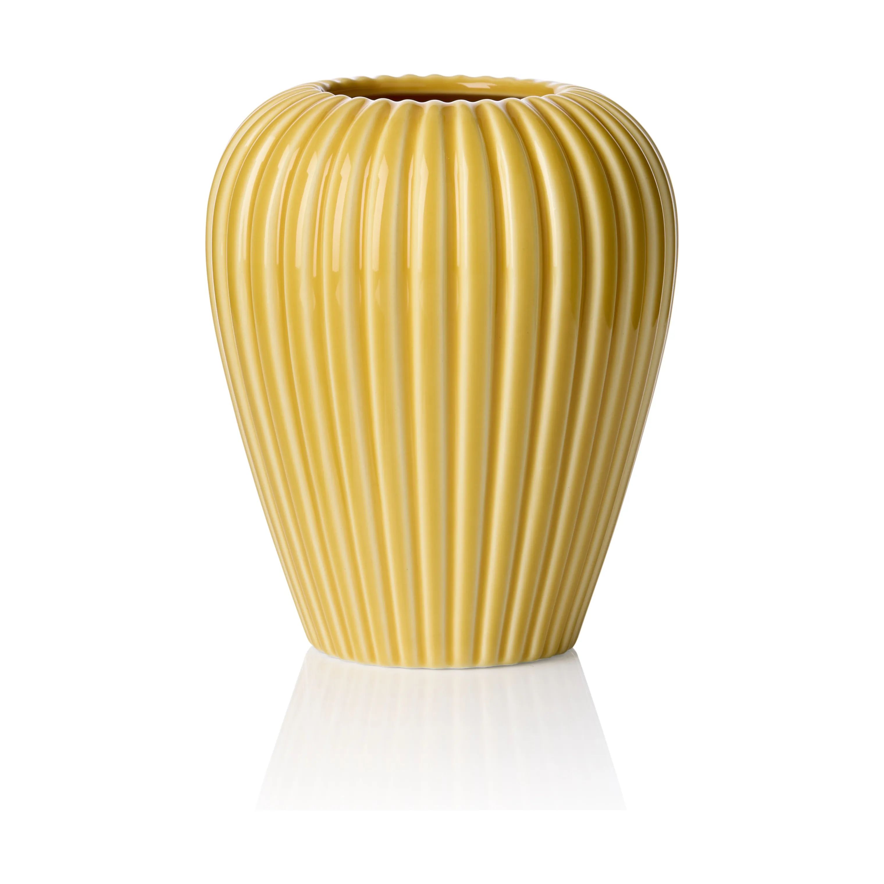 erik bagger a/s Vaser Eslau Lilje Vase i gul, 15 cm, 1
