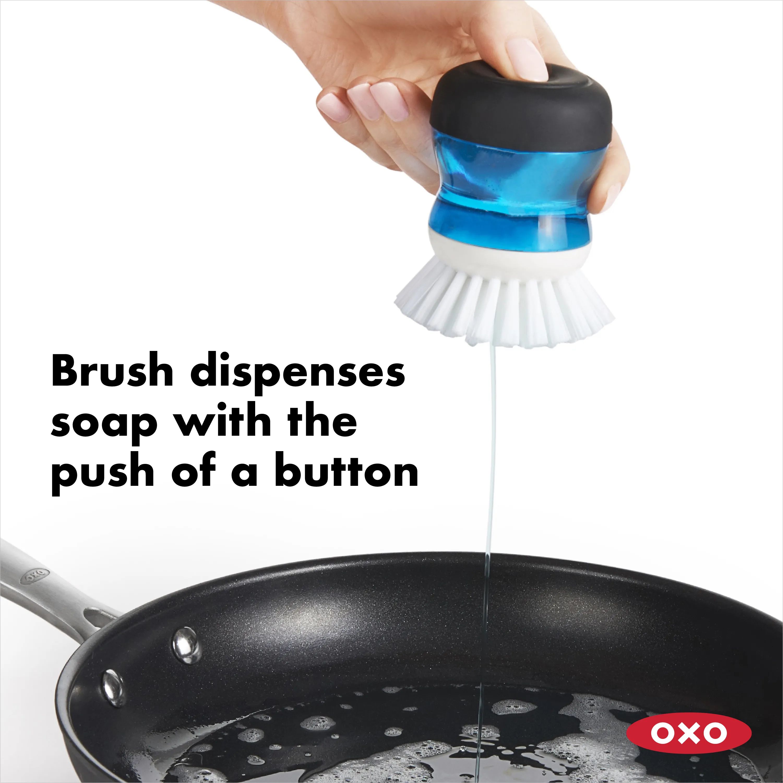 OXO Opvaskebørster Good Grips Opvaskebørste i Transparent, 3