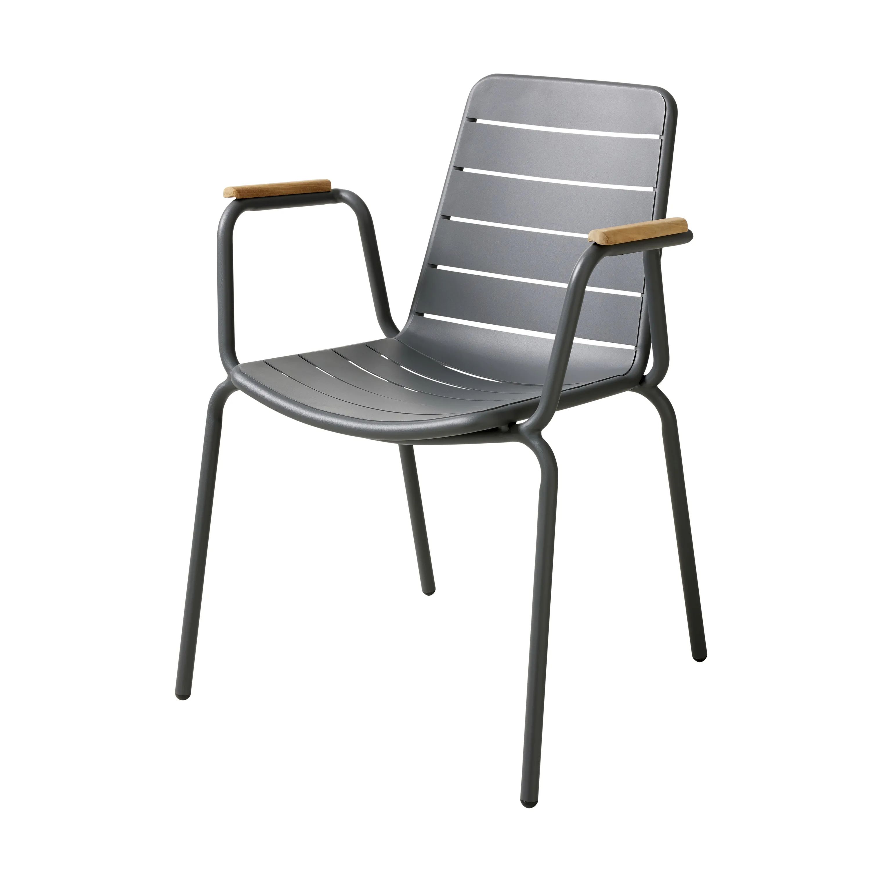 cinas Havespisestole Parc Havestol i Antracit/Teak, 1