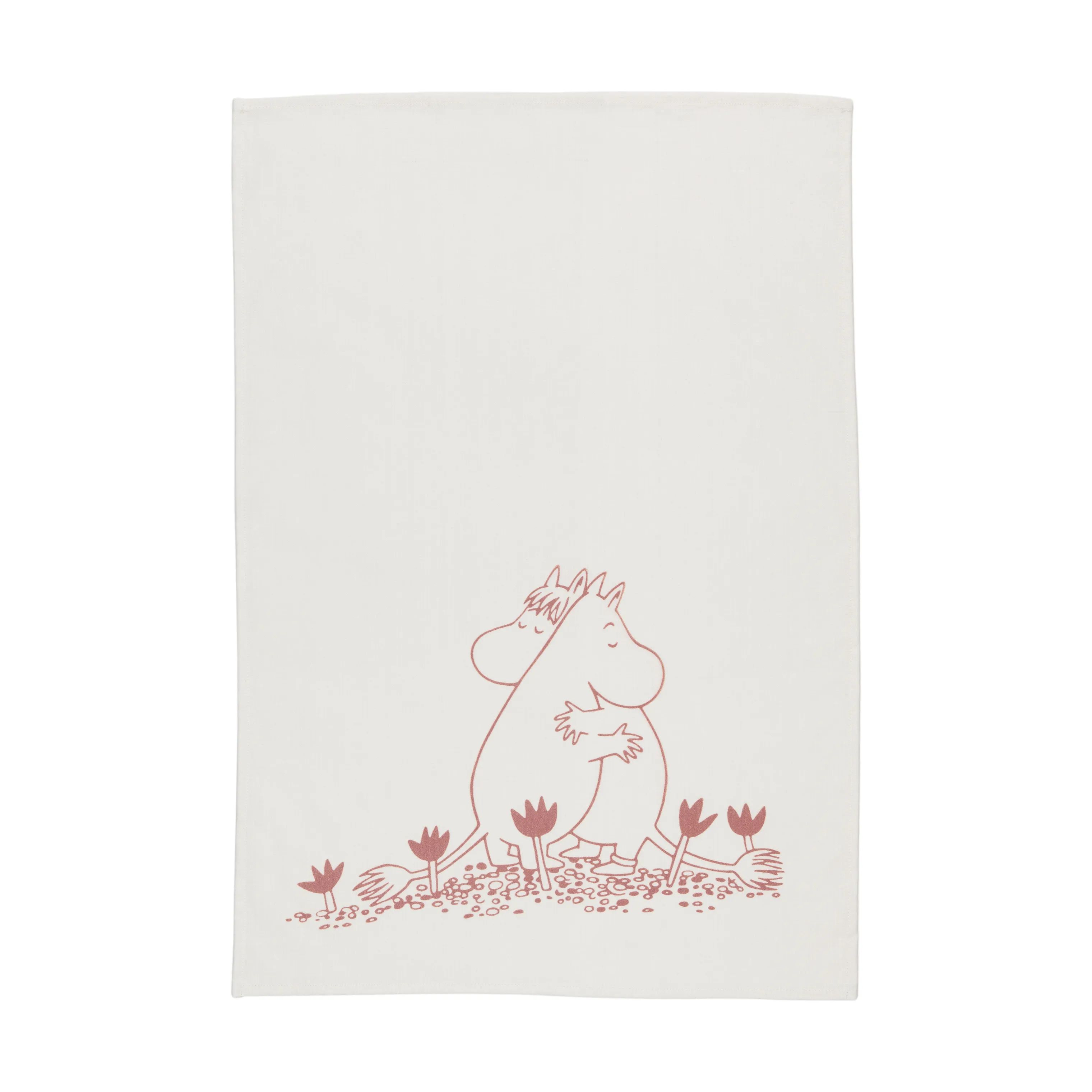 Moomin Arabia Viskestykker Arabia Køkken Kærlighed Viskestykke i Hvid/lyserød, 1