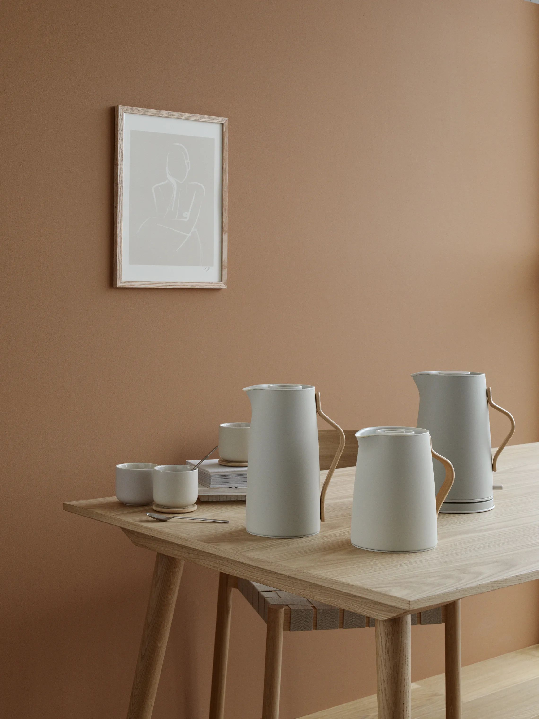 Stelton Termokander Emma Termokande i Soft sand, 1.2 L, 3