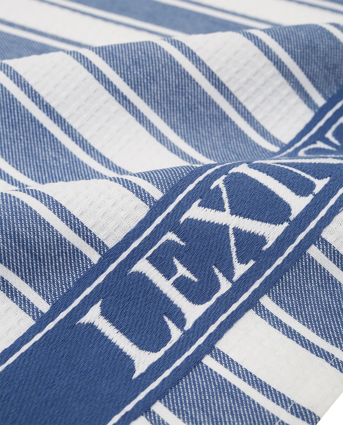 Lexington Viskestykker Icons Cotton Twill Waffle Viskestykke i Blue/White, B50 x L70 cm, 2