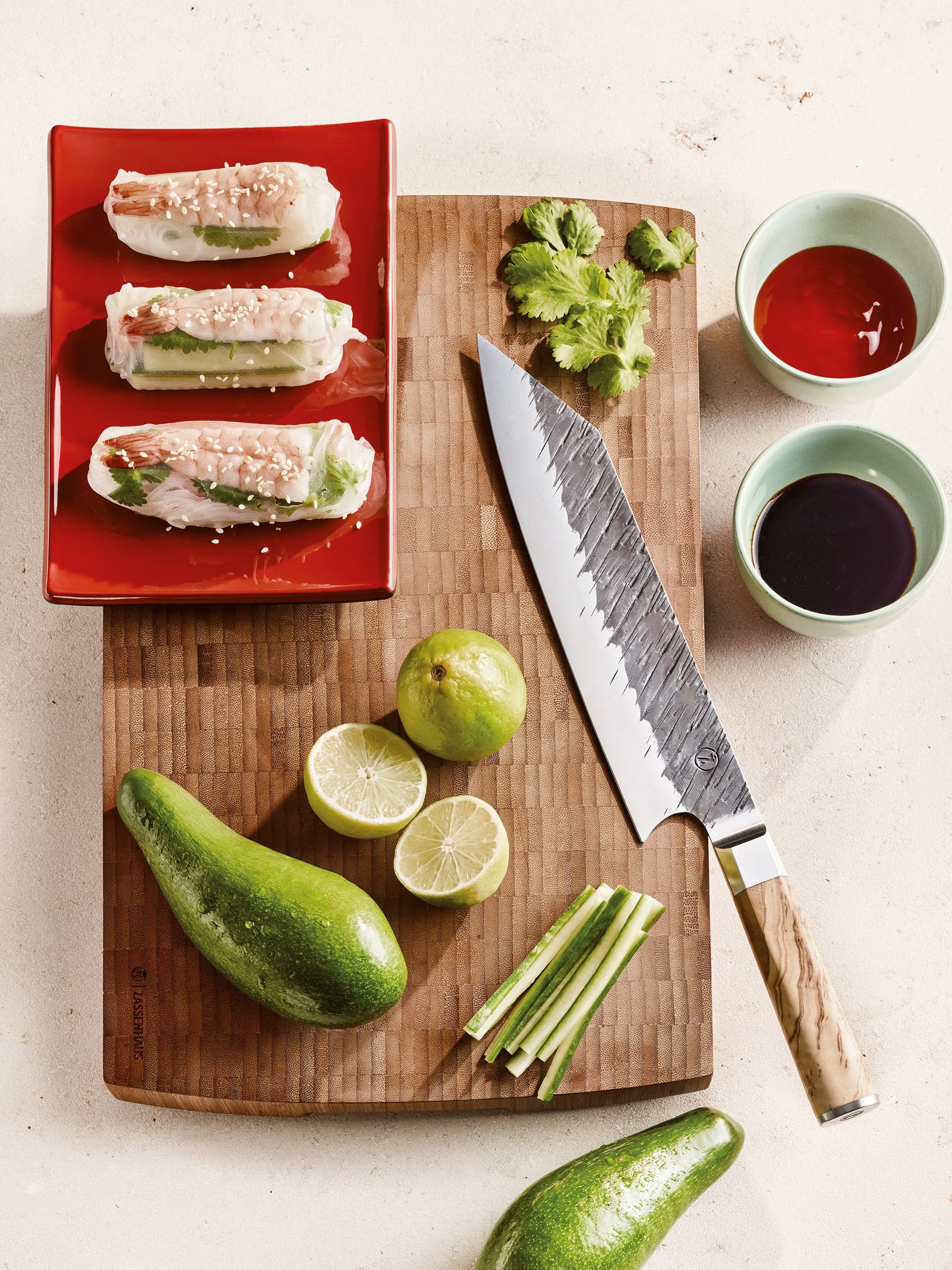 Zassenhaus Kokkeknive Osaka Kiritsuke i Olive, 2