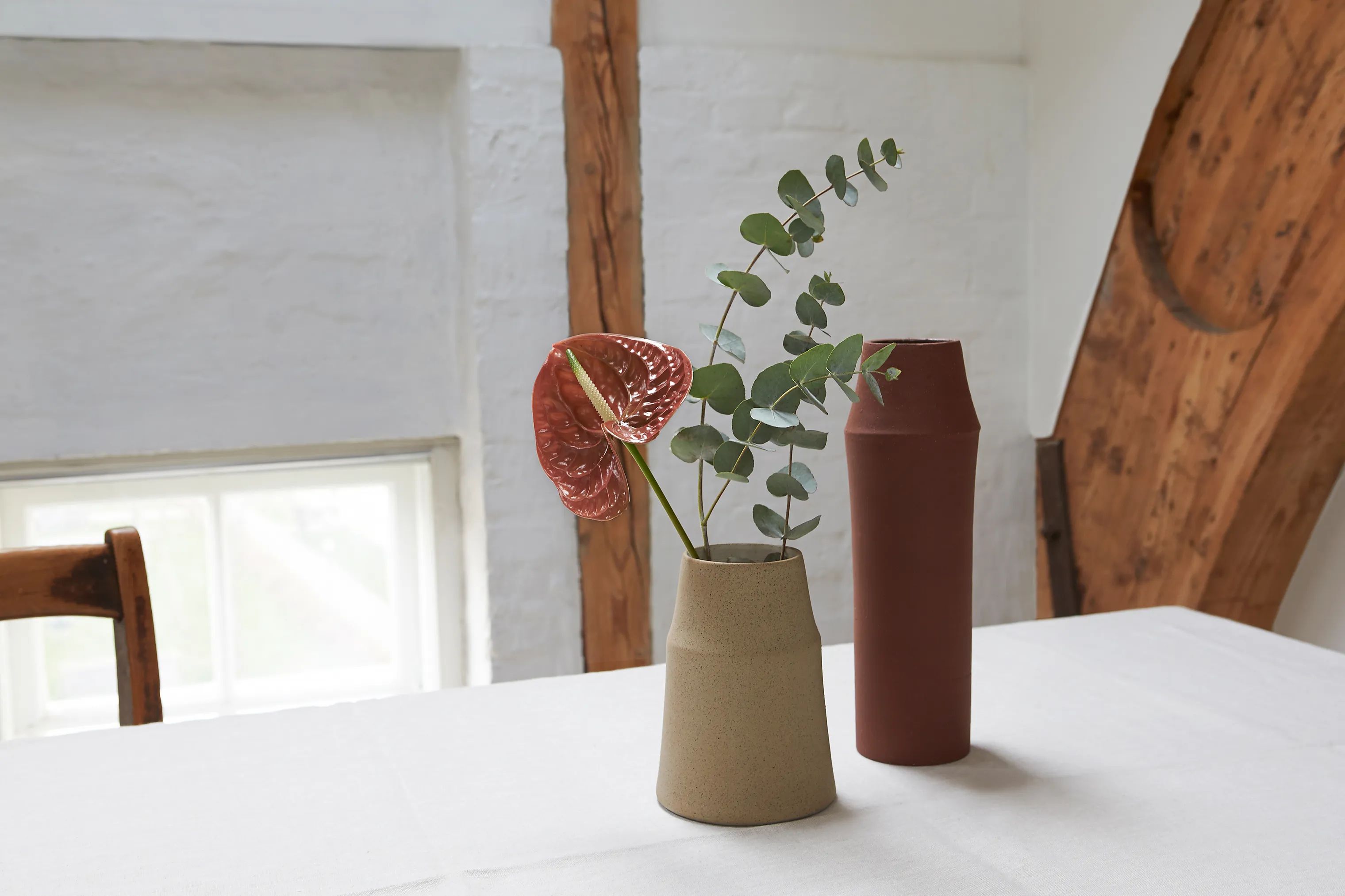 Knabstrup Keramik Vaser Clay Vase i terracotta, 2