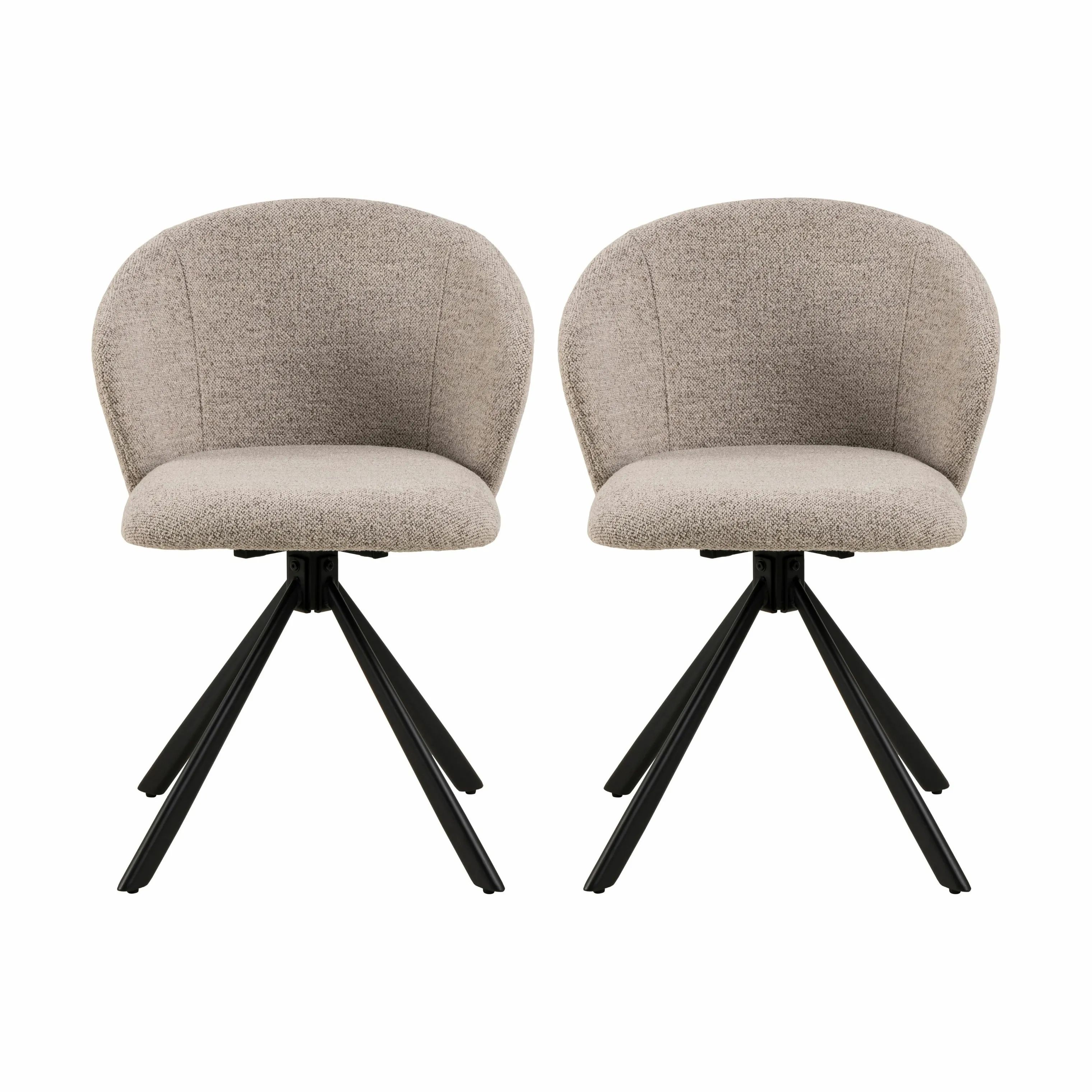 CASA Living Spisebordsstole Pippa Spisebordsstol - 2 stk. i Beige, 1