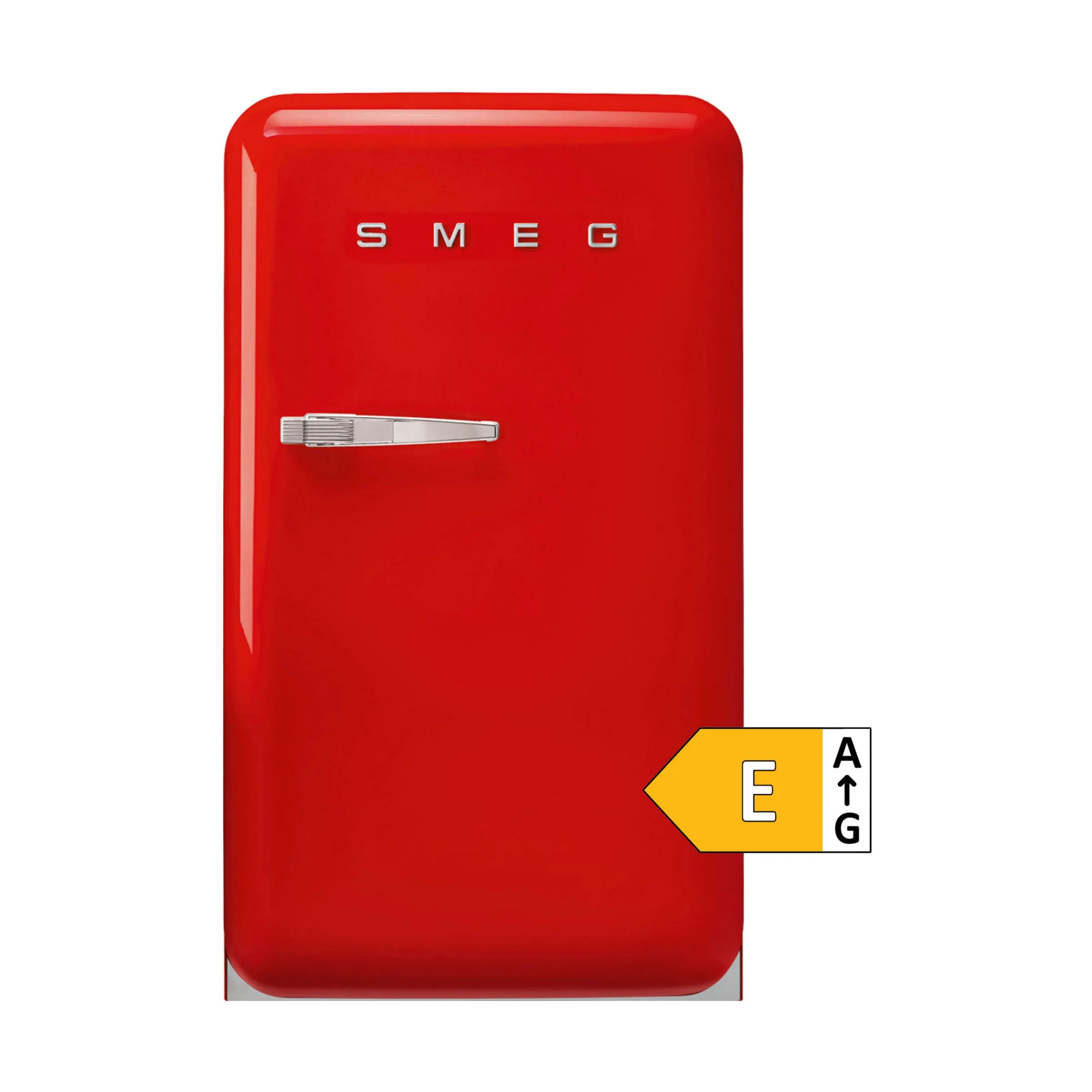 Smeg Køleskabe 50's Style Kølefryseskab i Rød, 1