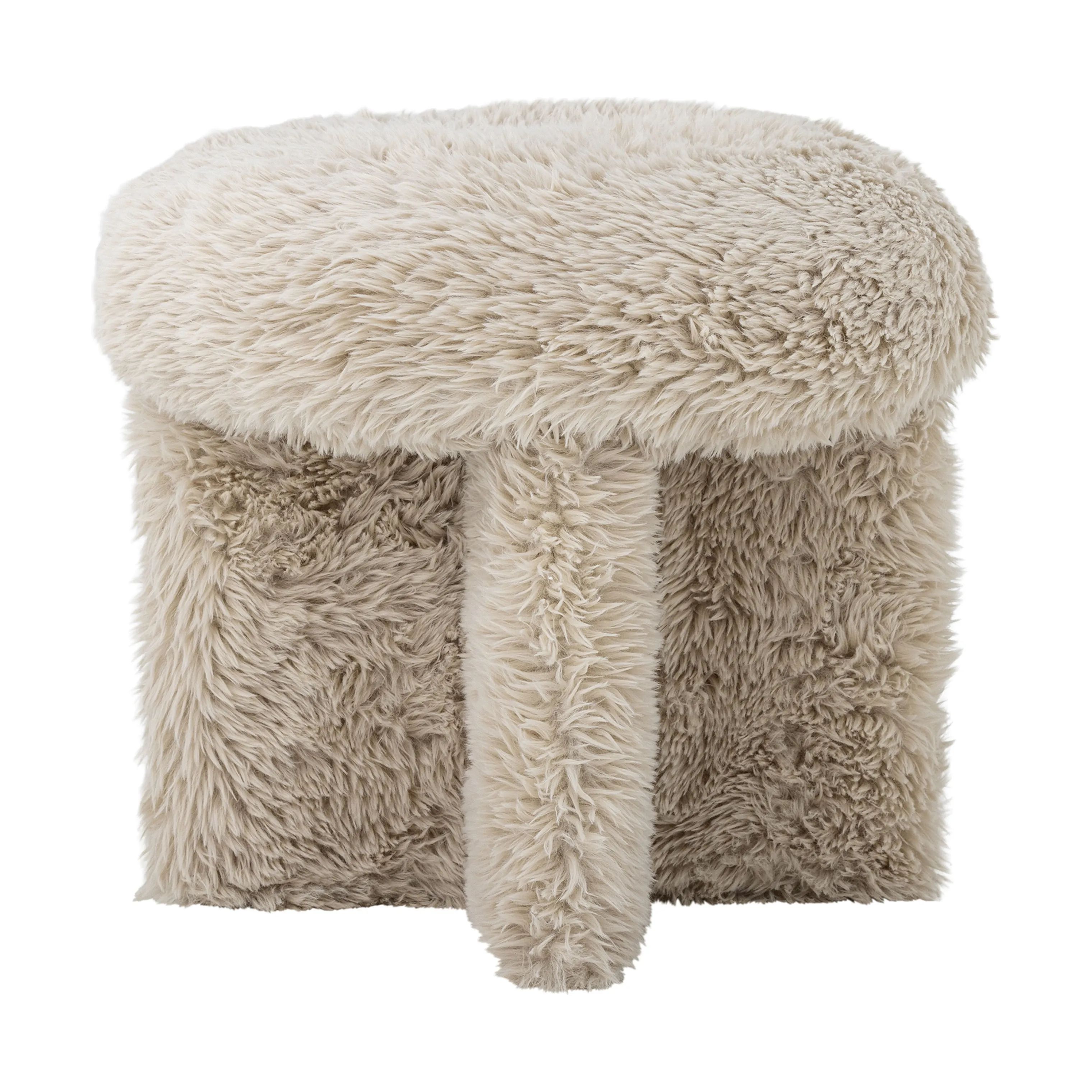 Bloomingville Puffer Frikka Puf i Beige, 4