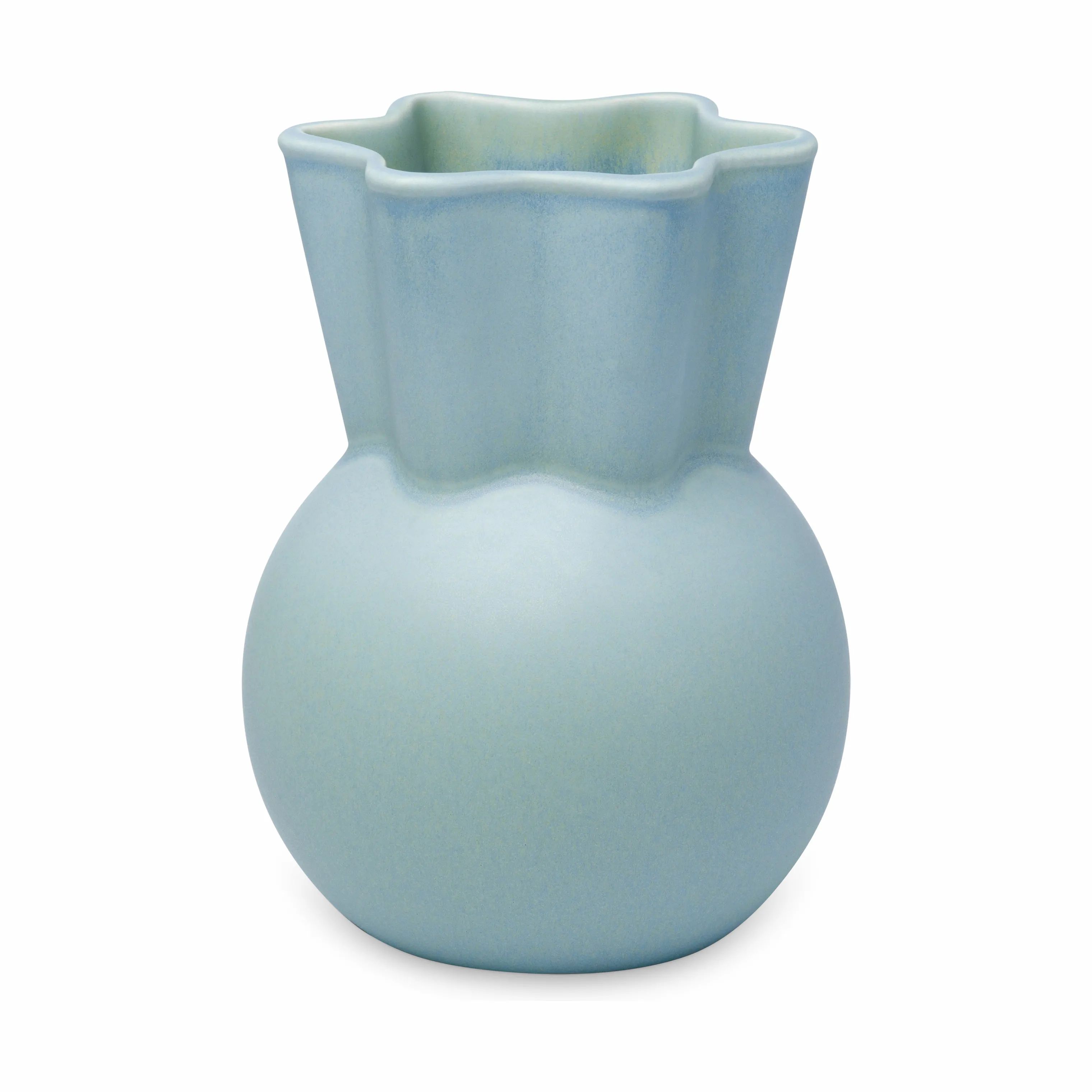Spring Copenhagen Vaser Svungen Top Vase i Lys blå, 20 cm, 1