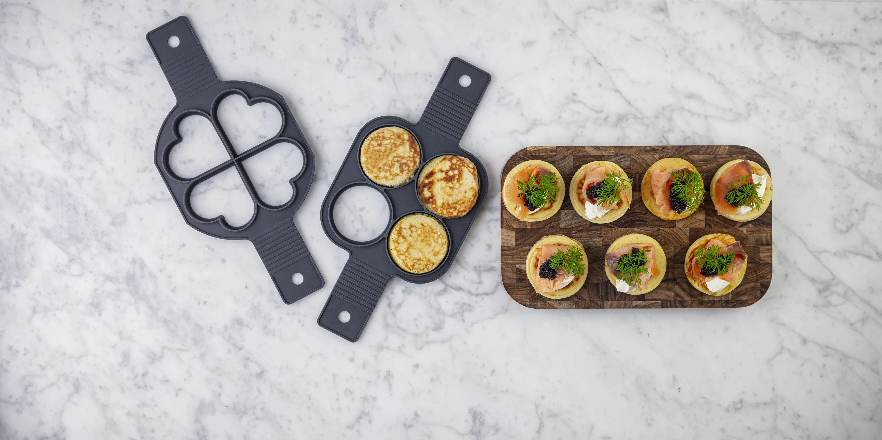 Cook & Baker Øvrige bageforme Silikoneforme - 2 stk. i Grå, 2