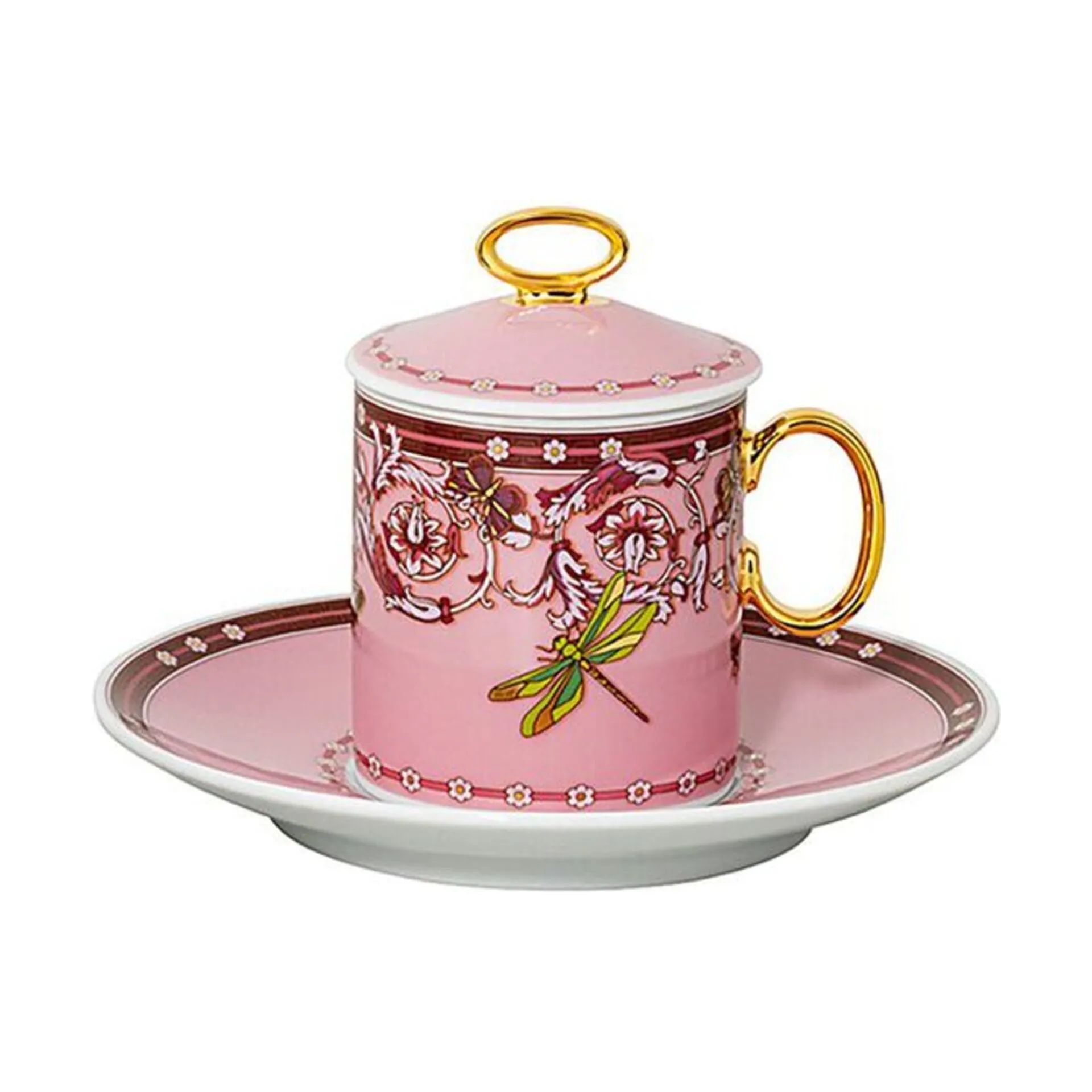 Versace Espressokopper Le Jardin Espressosæt - 3 dele i Pink, 1