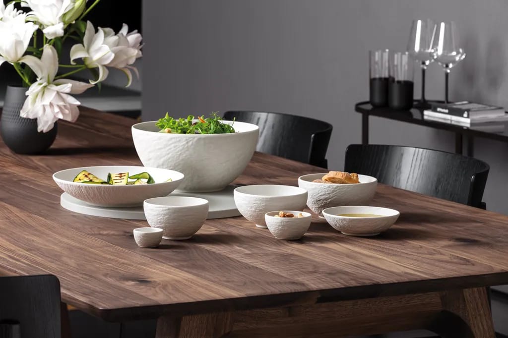 Villeroy & Boch Æggebægere Manufacture Rock blanc Æggebæger i Mat hvid, 3