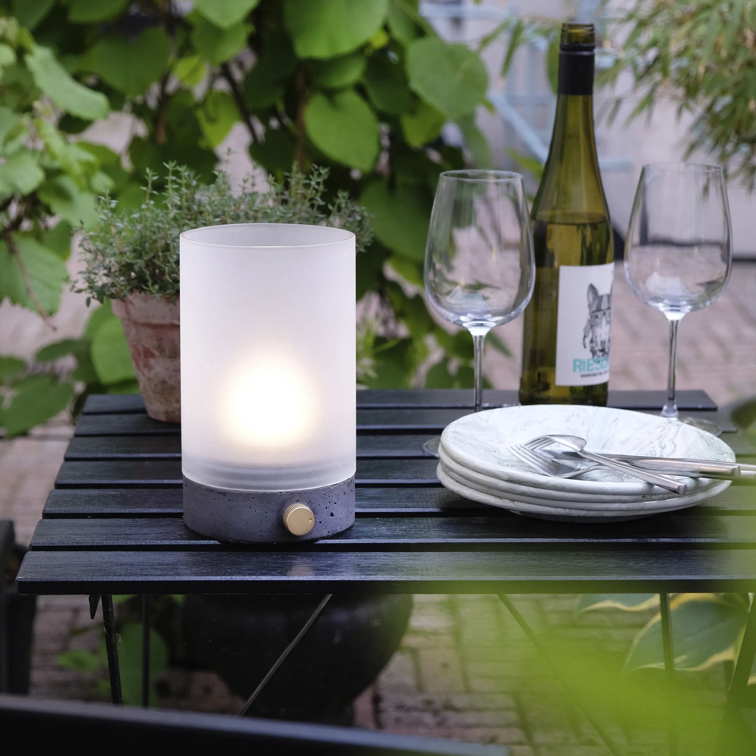 Dyberg Larsen Lanterner Cozy Lanterne i Opal/ Grå, 3