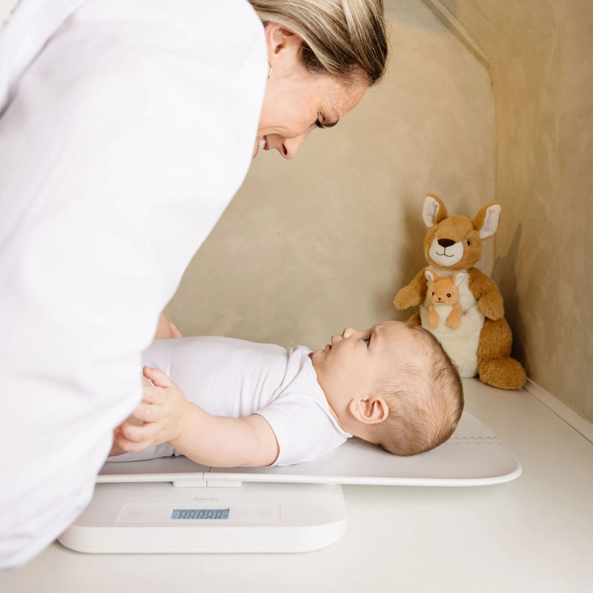 Alecto Badevægte Baby- og Personvægt i Hvid, 3