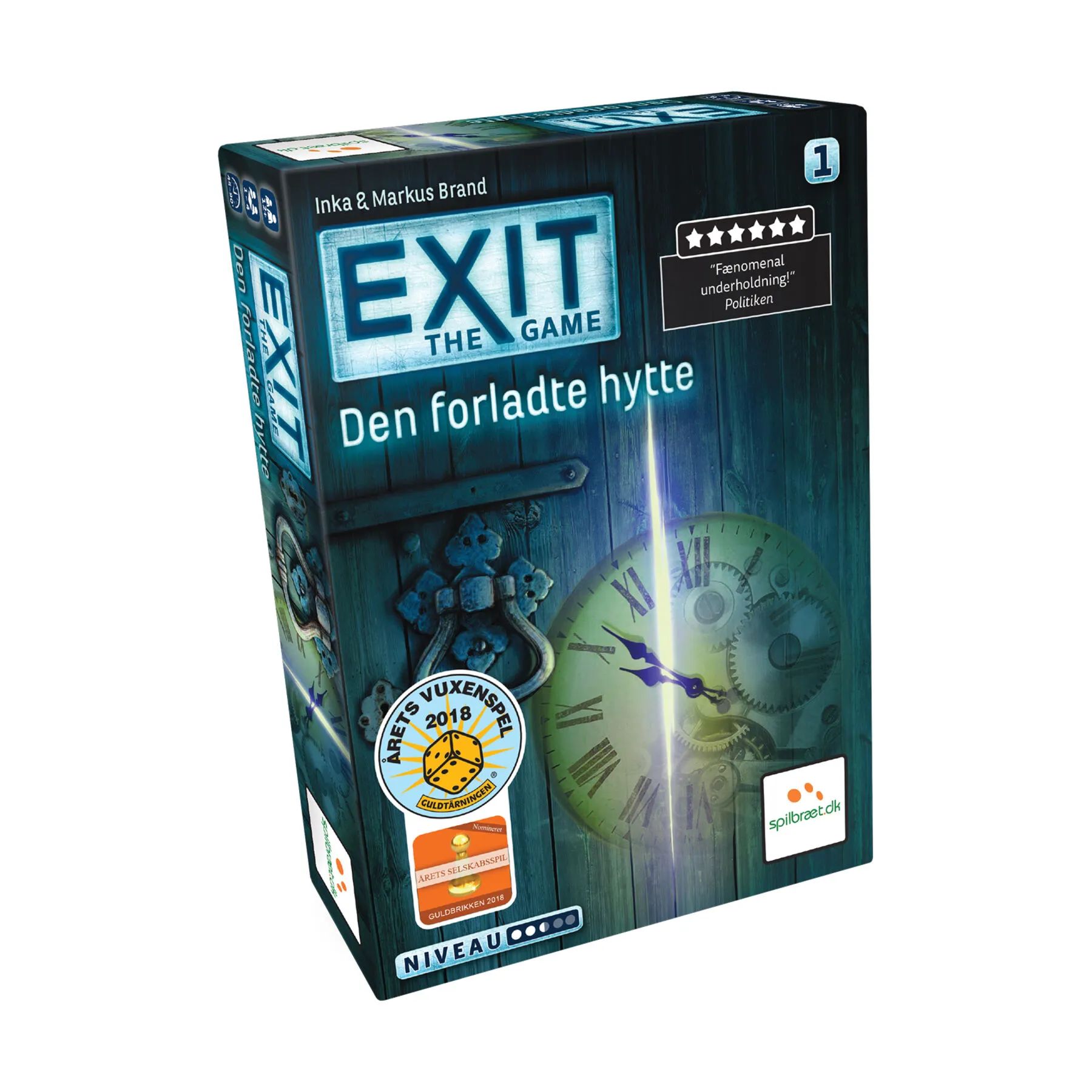 Spilbræt Spil Brætspil - Exit 1: Den Forladte Hytte i Exit 1, 1