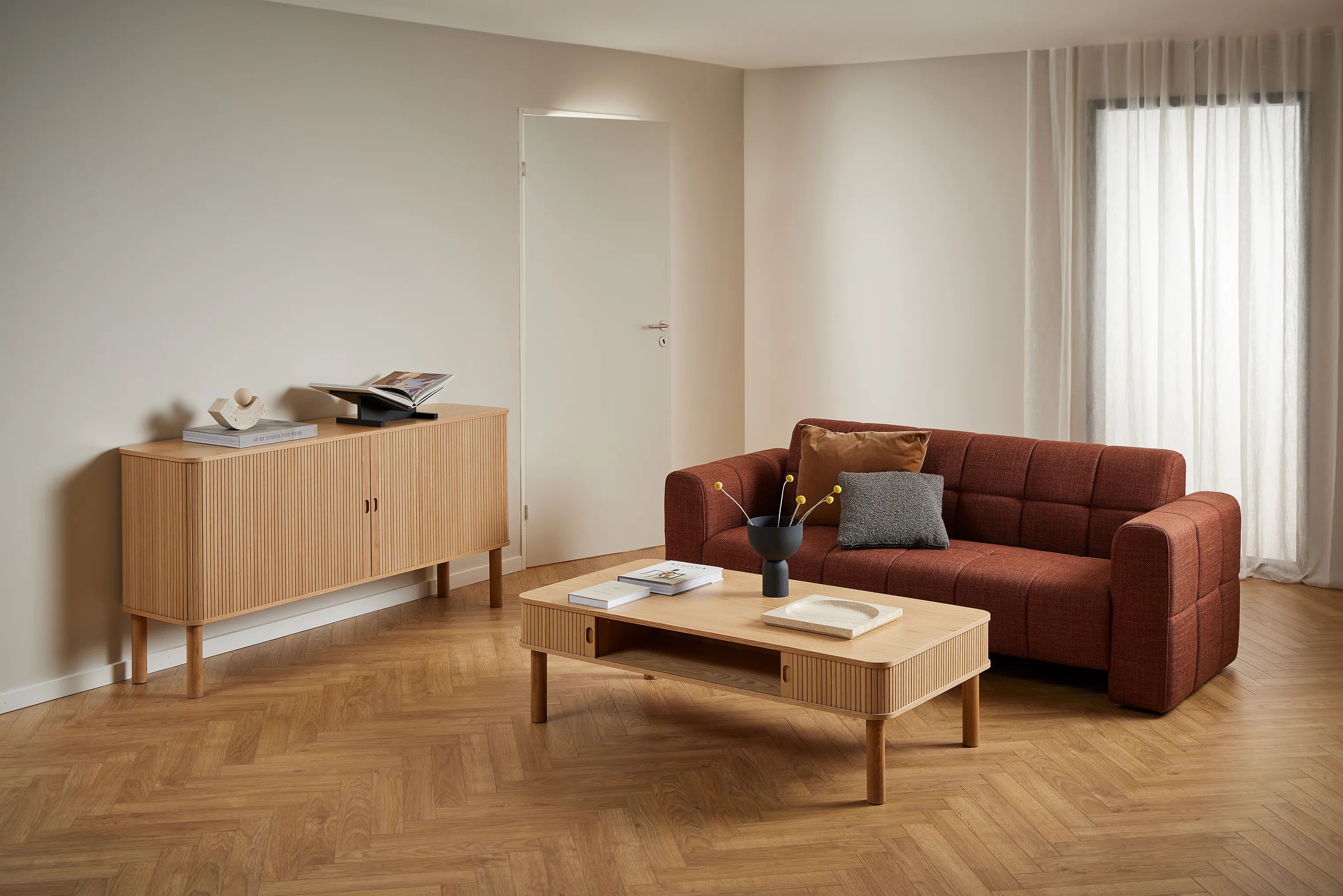 CASA Living Kommoder Langley Skænk i Natur, 2