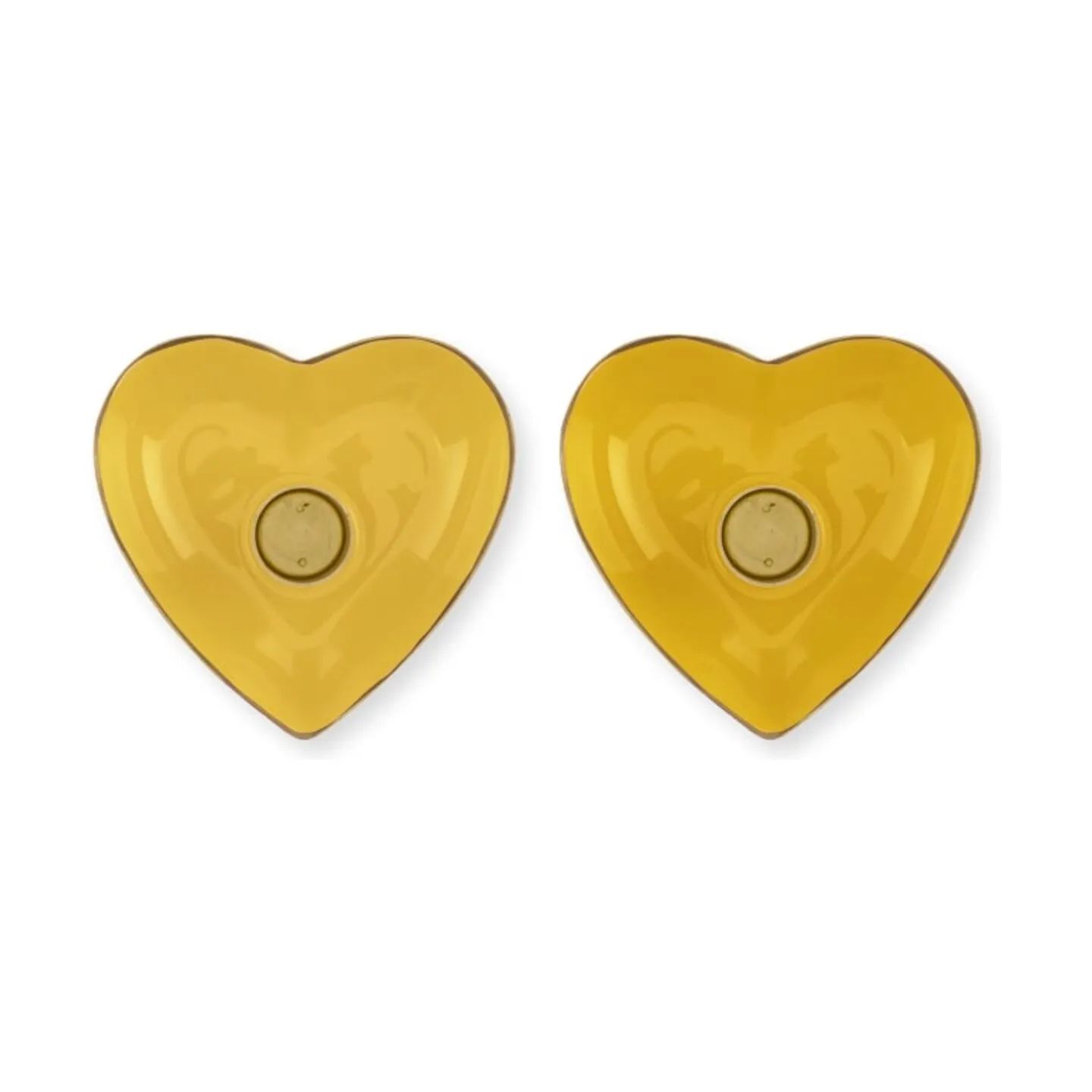 PIP Studio Kronelysestage Lily & Lotus Lysestage - 2 stk. i Yellow, 1