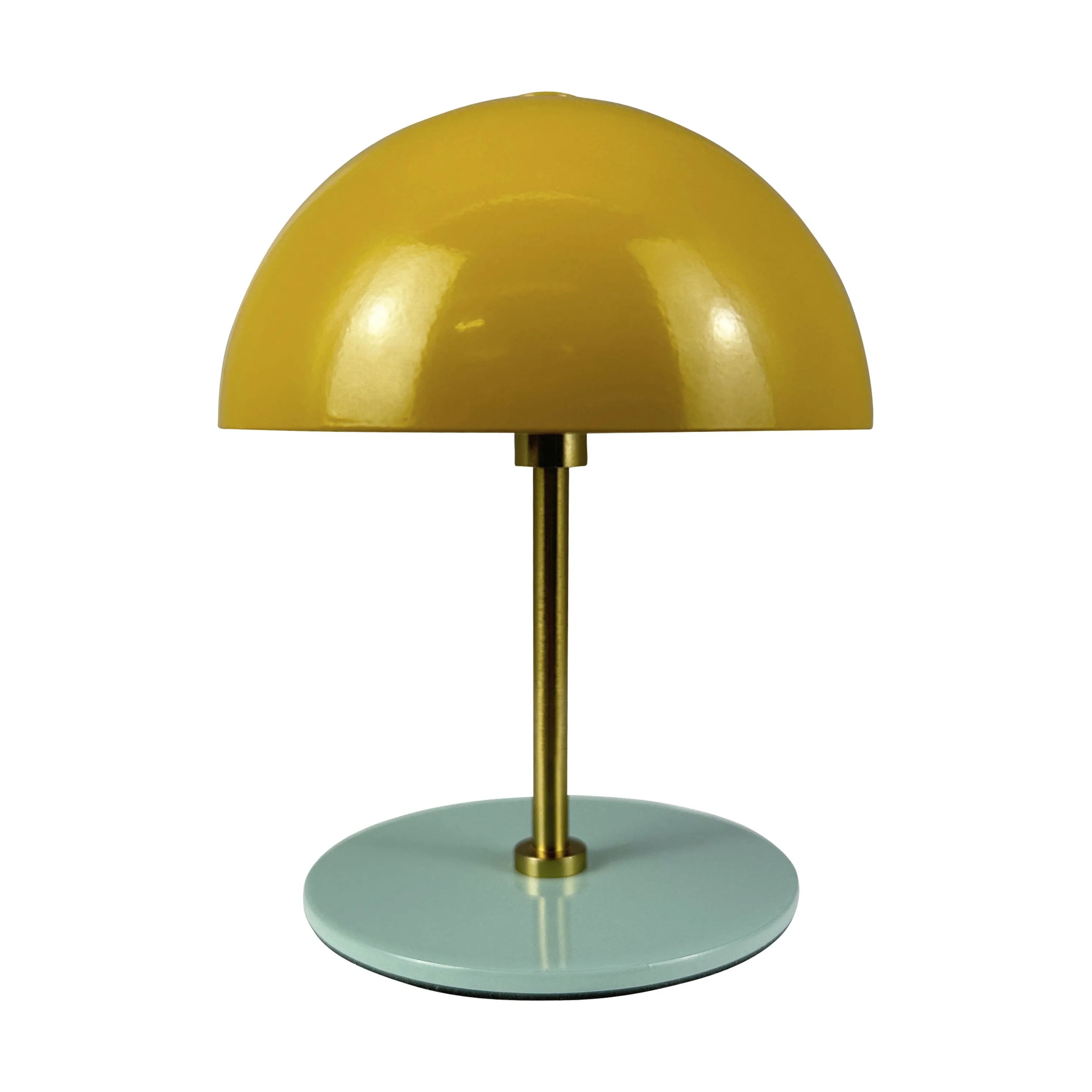 Dyberg Larsen LED-lamper Along LED-Bordlampe - 2 stk i Karry/ Messing/ Turkis, 4