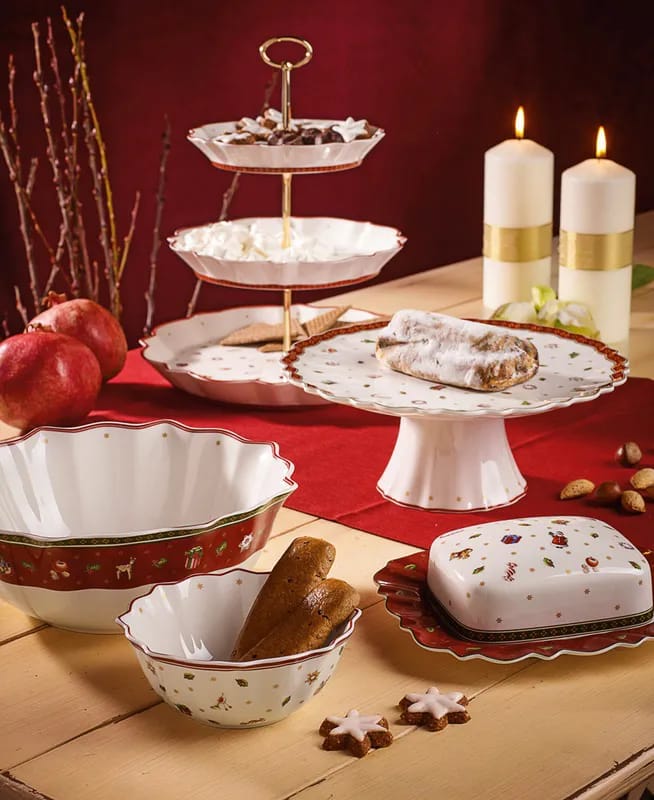Villeroy & Boch Serveringsfade Toy's Delight Toy´s Delight Kagefad i Hvid, 2