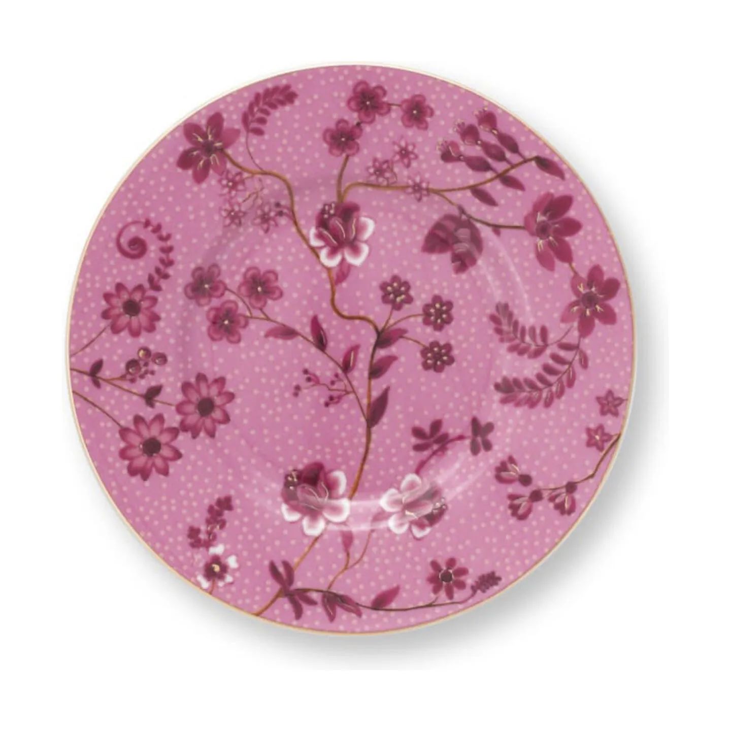 PIP Studio Frokosttallerkener Jolie Flowers Kagetallerken i 12 cm, 1
