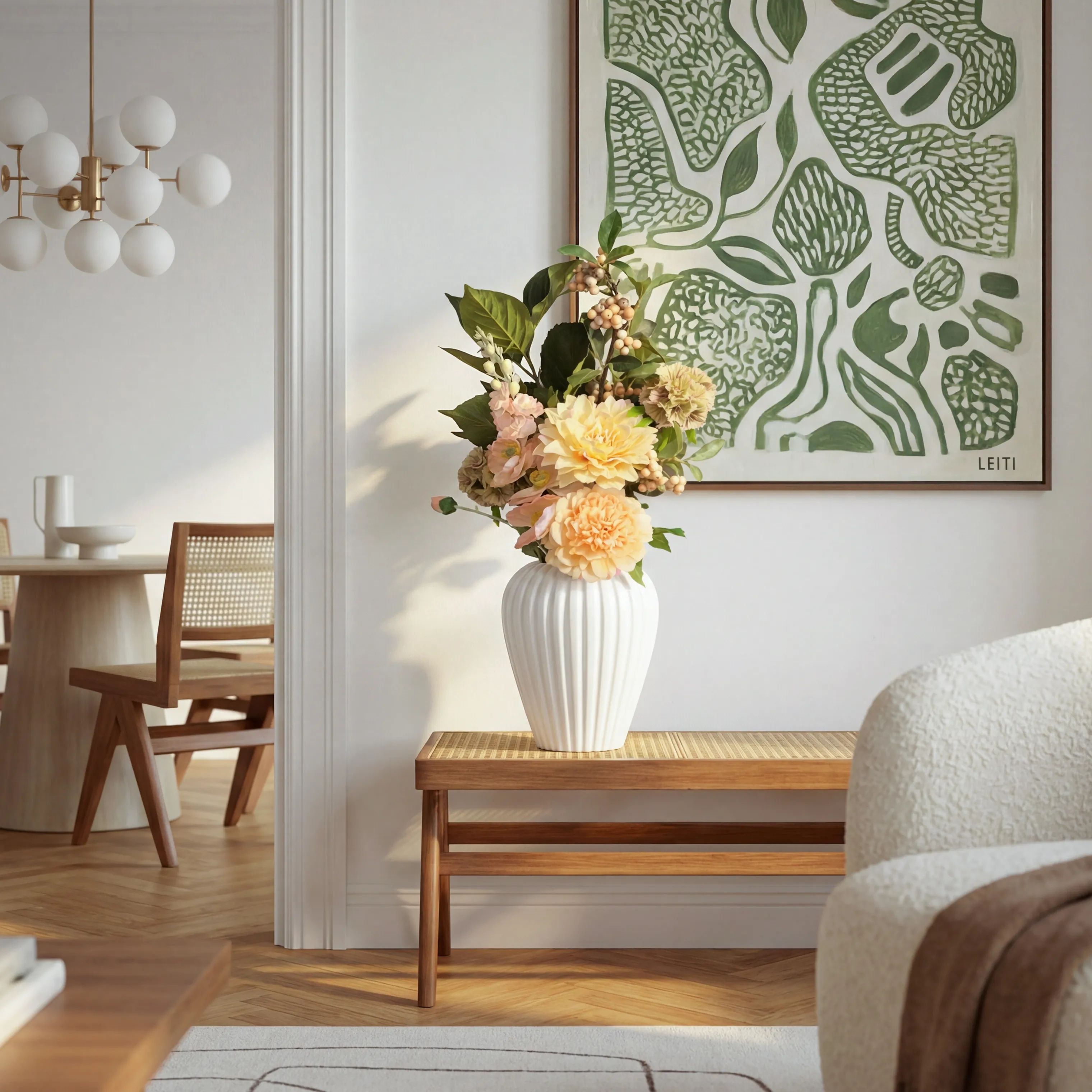 everbloom Kunstige blomster Kunstig Blomsterbuket i Alma, 3