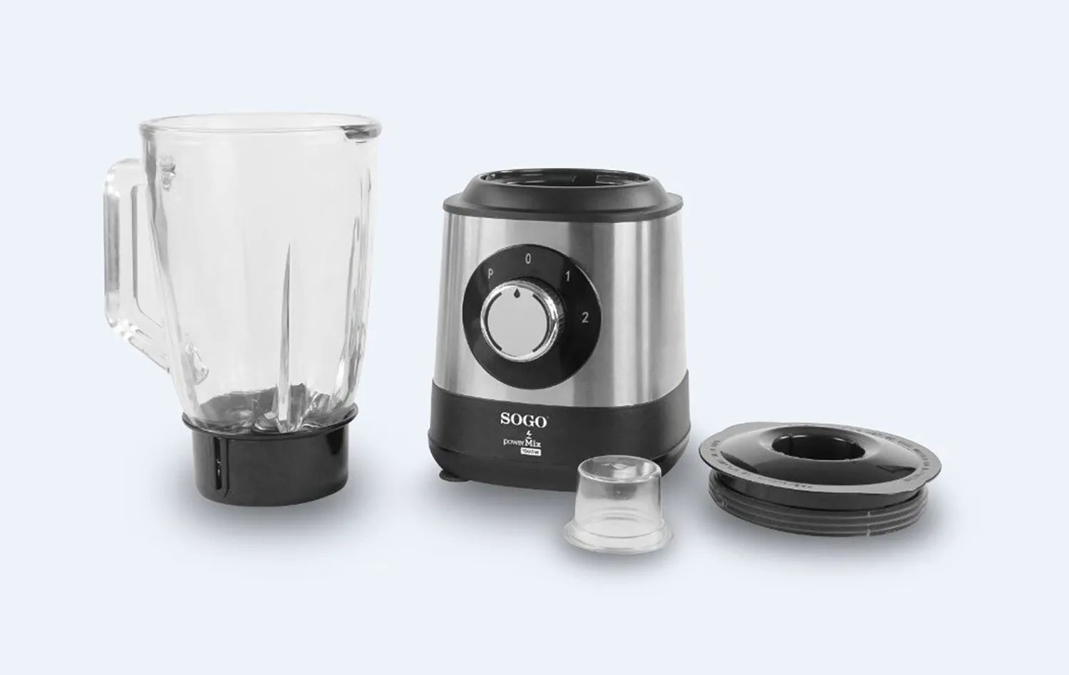 Sogo Blendere Blender i Sølv/sort, 2