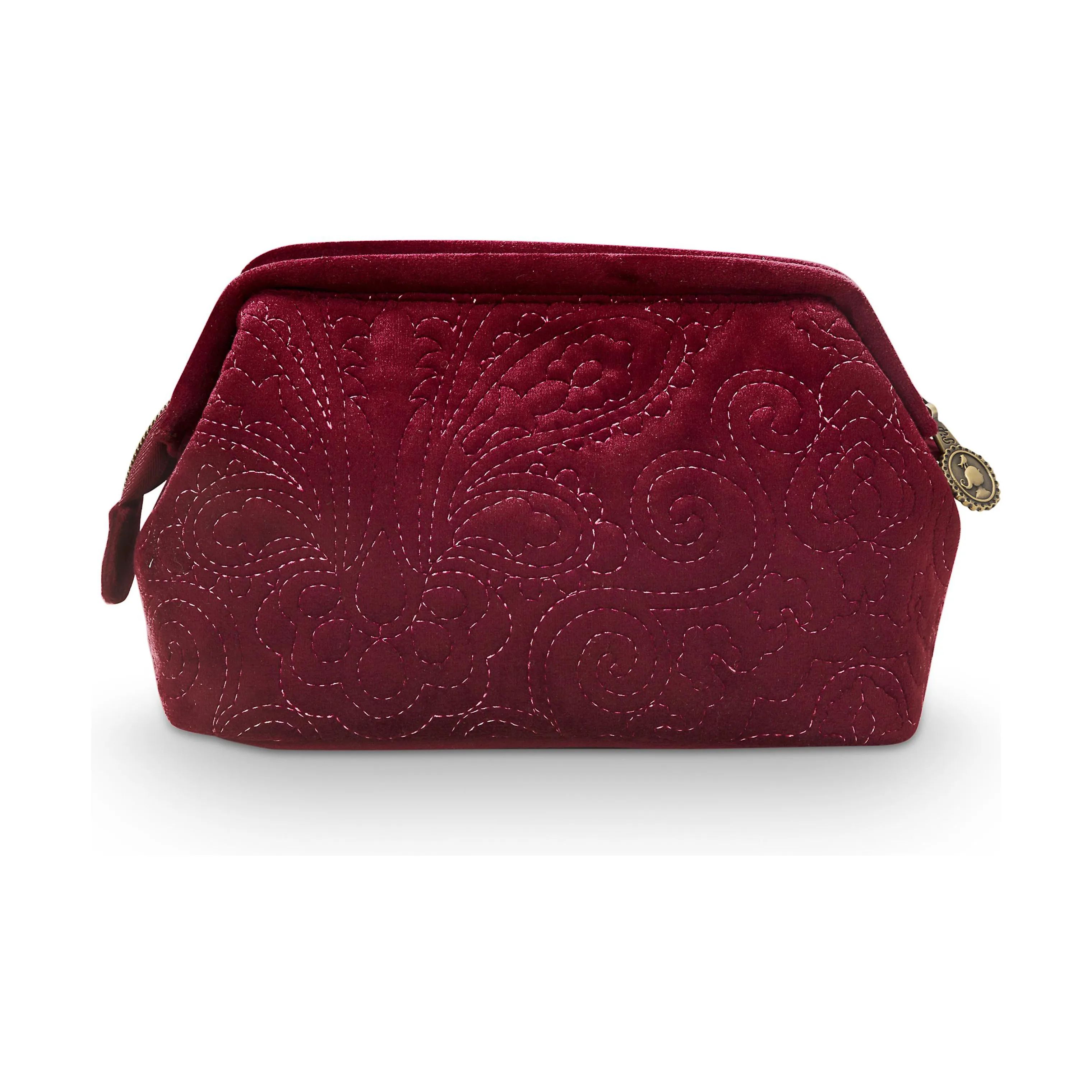 PIP Studio Toilettasker Quilt Kosmetiktaske - Small i Dark Red, 4