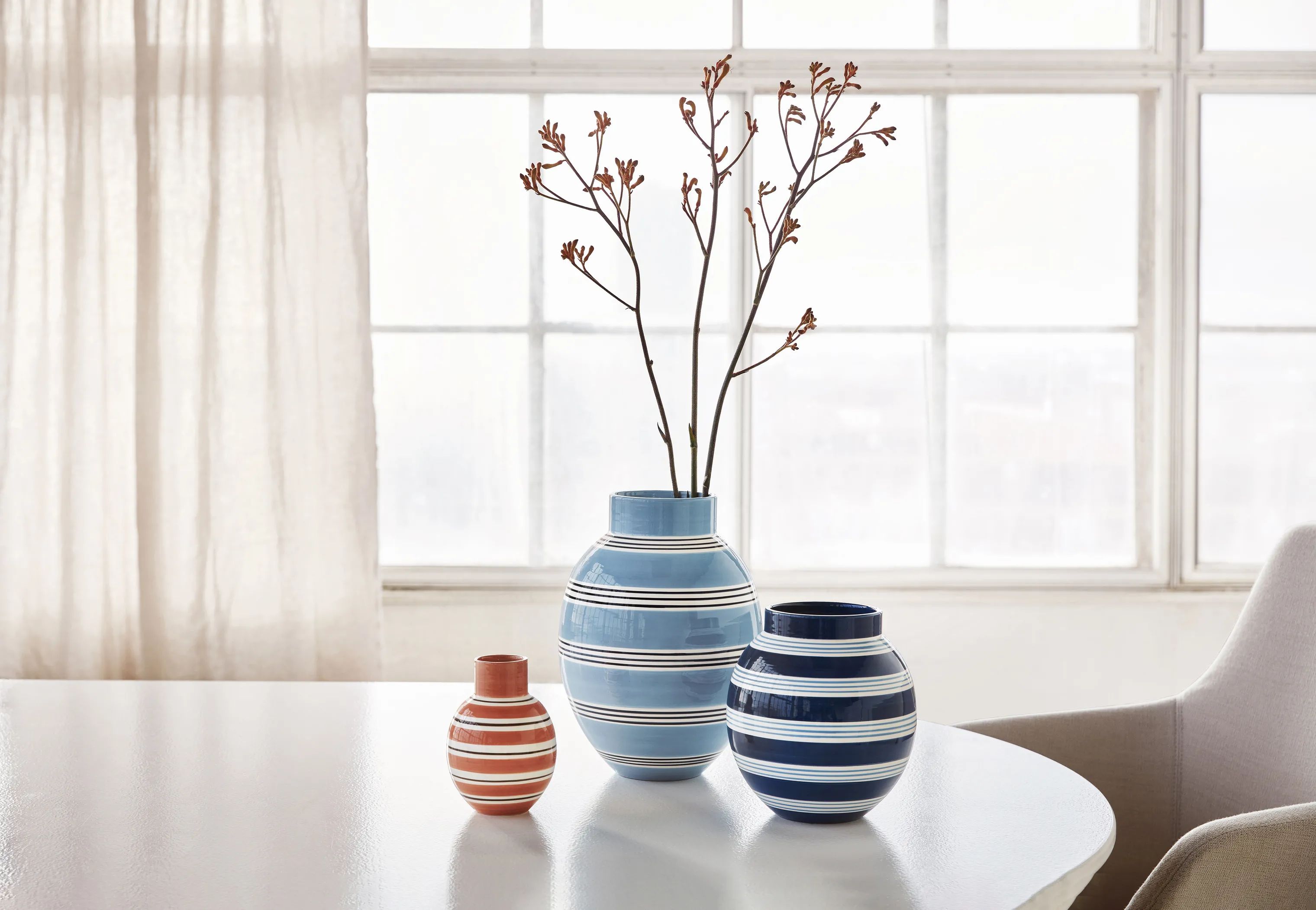 Kähler Vaser Omaggio Nuovo Vase i Terracotta, 14,5 cm, 3
