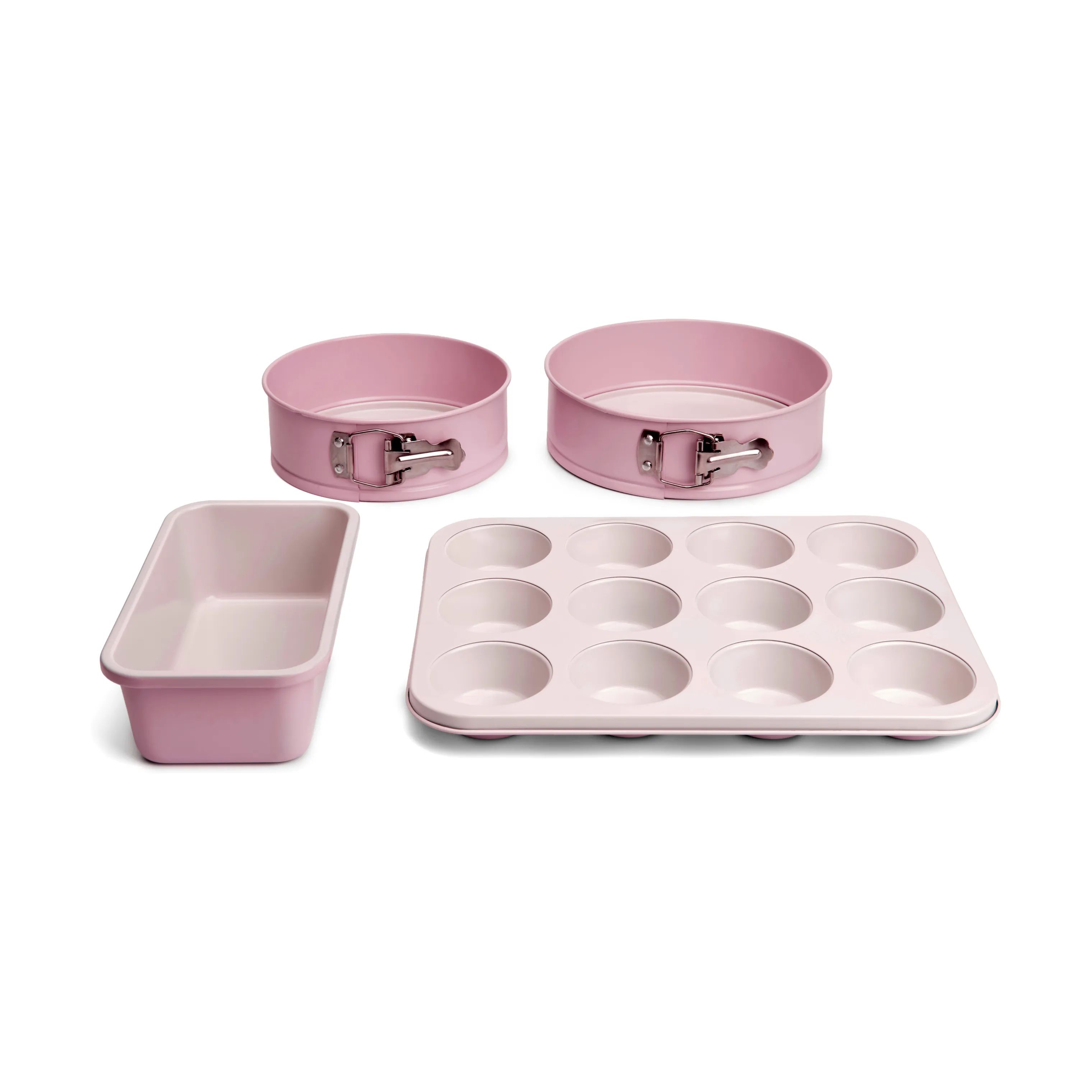 Cook & Baker Bageforme Bagesæt - 4 dele i rosa, 1