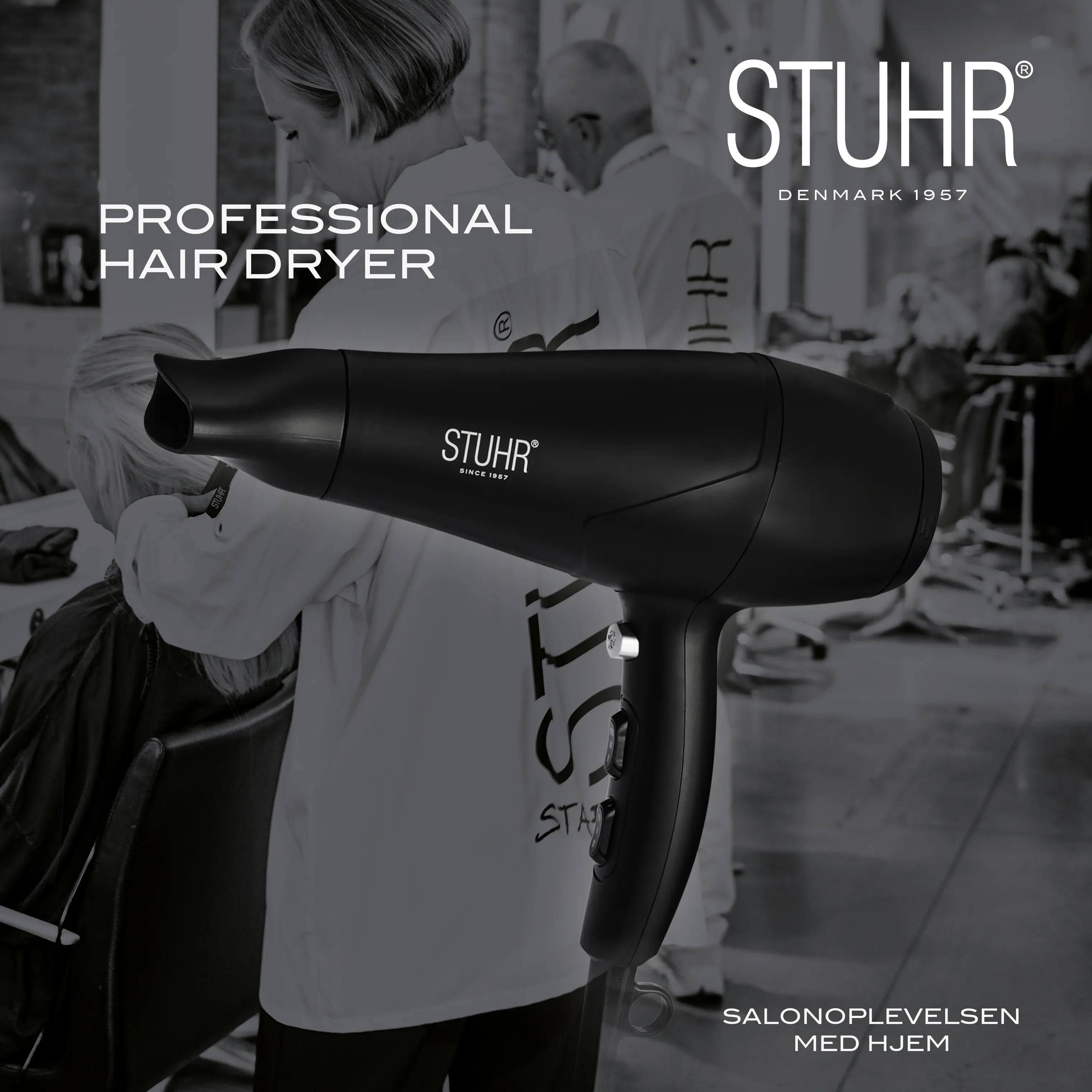 Stuhr Hårtørrere Stuhr Professional Professional Hårtørrer i Sort, 6