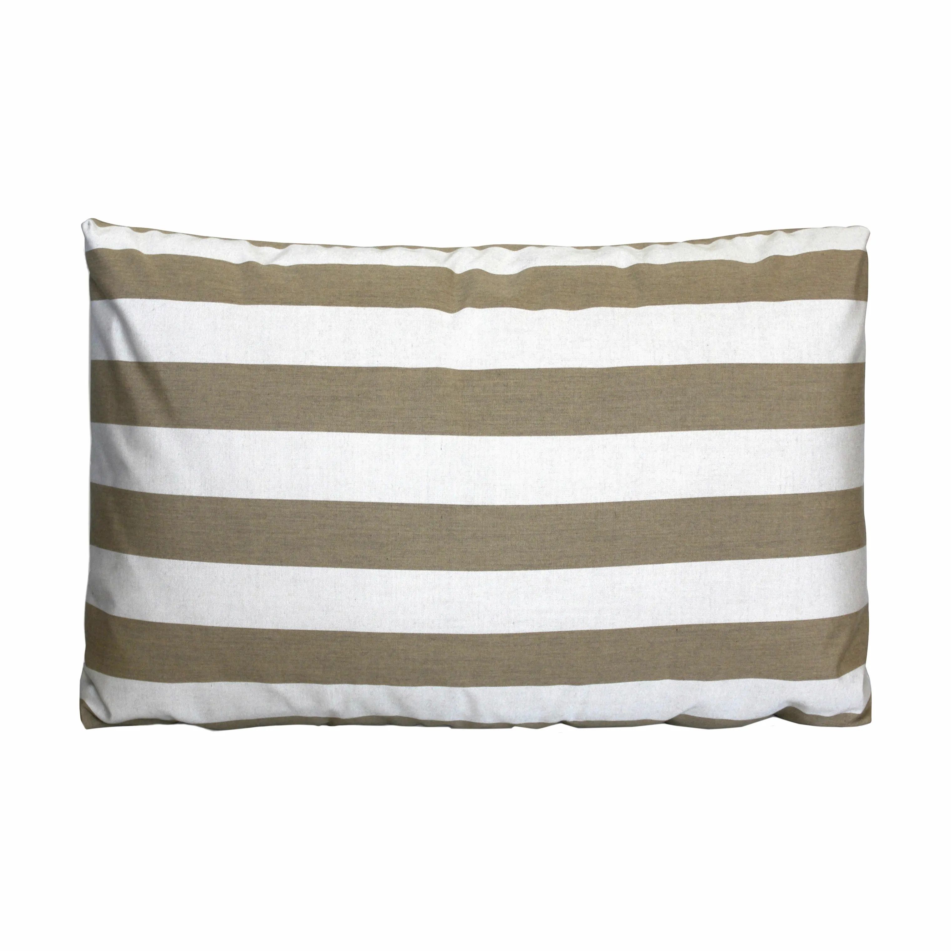 TRIMM Copenhagen Havehynder Pude i Taupe/hvid, H35 x B55 cm, 1