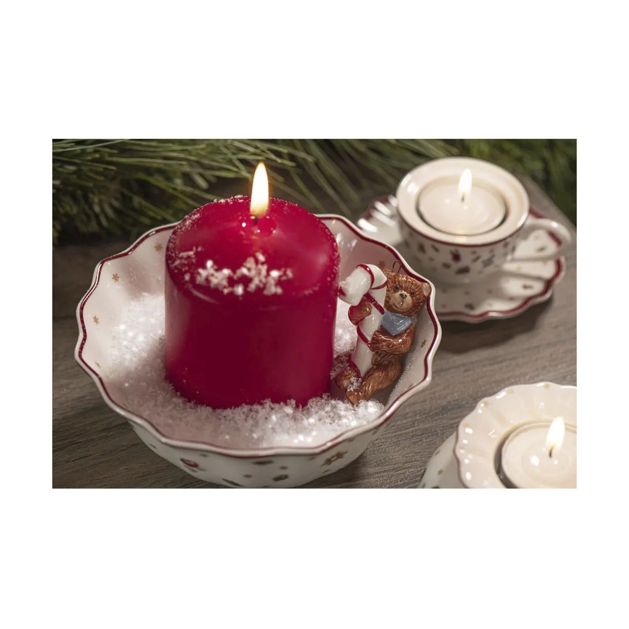 Villeroy & Boch Fyrfadsstage Toy's Delight Toy´s Delight Lysestage i Hvid, 3