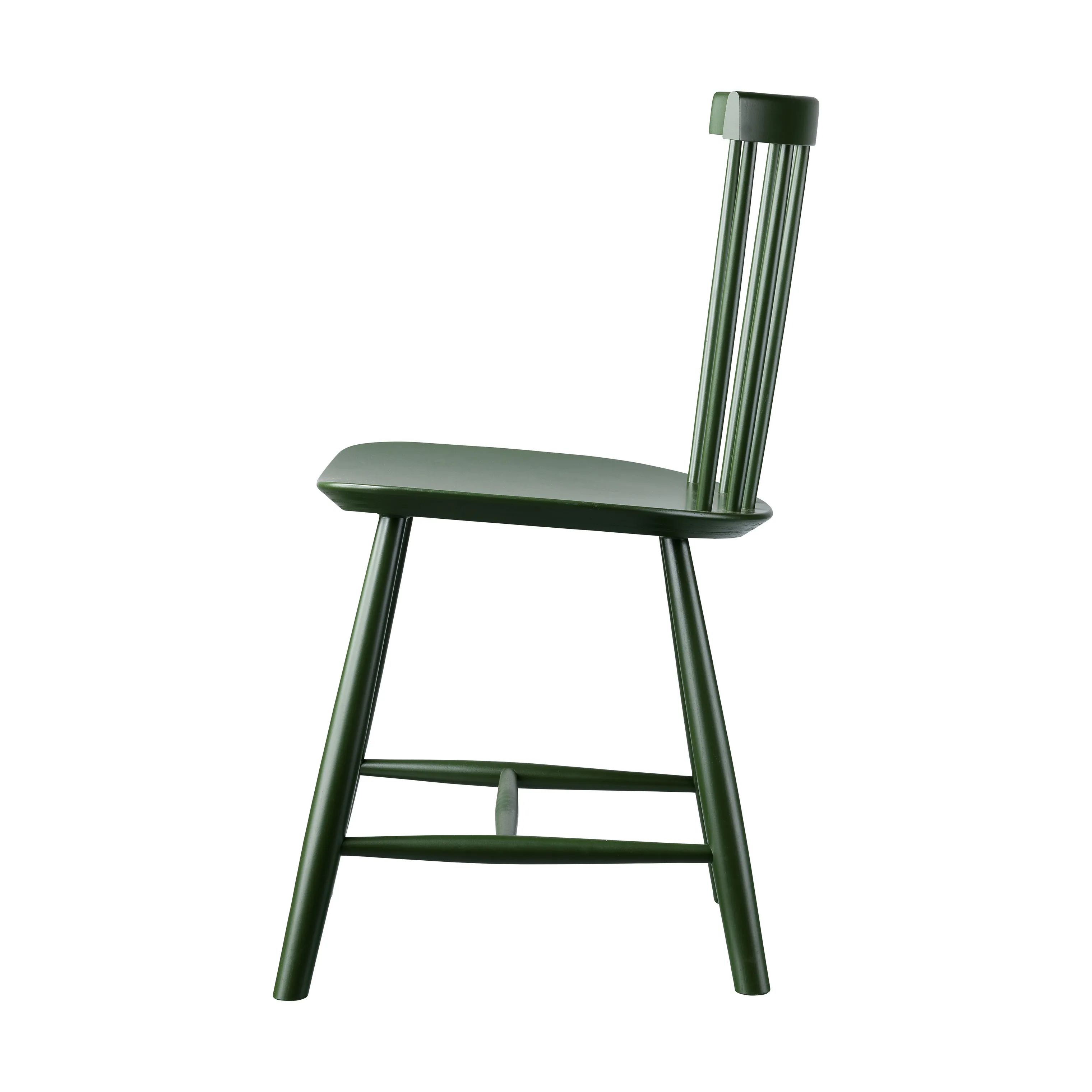 FDB Møbler Spisebordsstole J46 Spisebordsstol i Bottle Green (Pantone 553C), 4